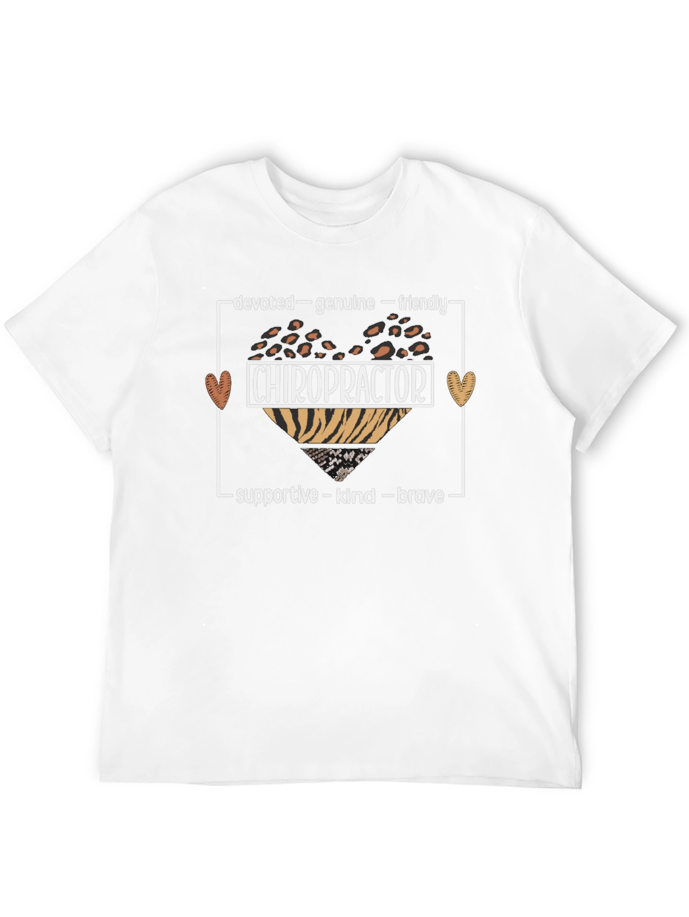 Chiropractor Graphic Tee - Devoted Genuine Friendly
