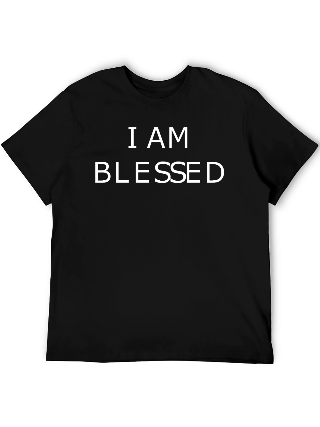 I AM BLESSED Black T-Shirt