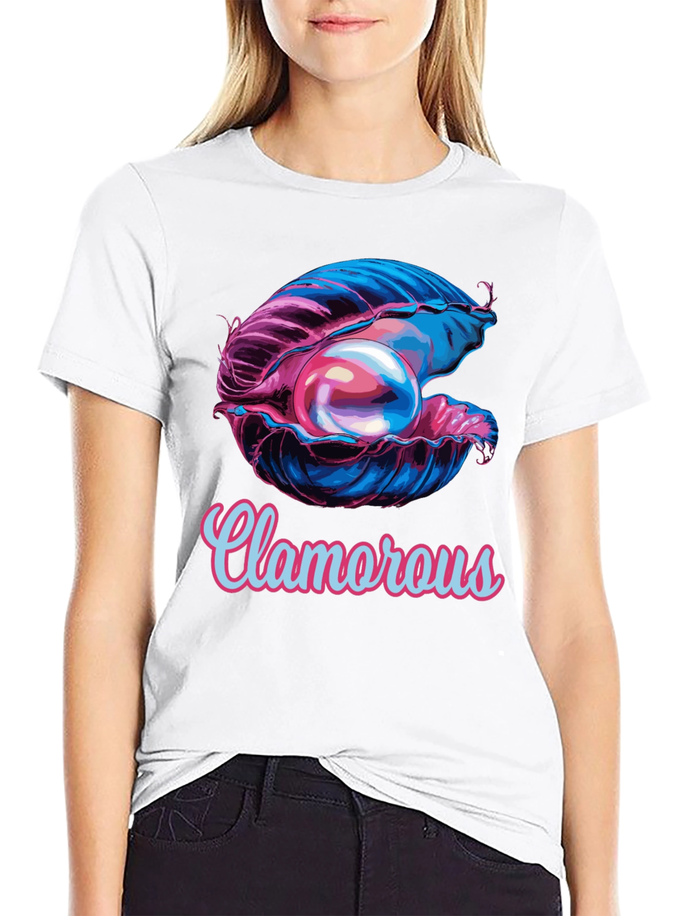 Clamorous Pearl Graphic Tee - Unisex