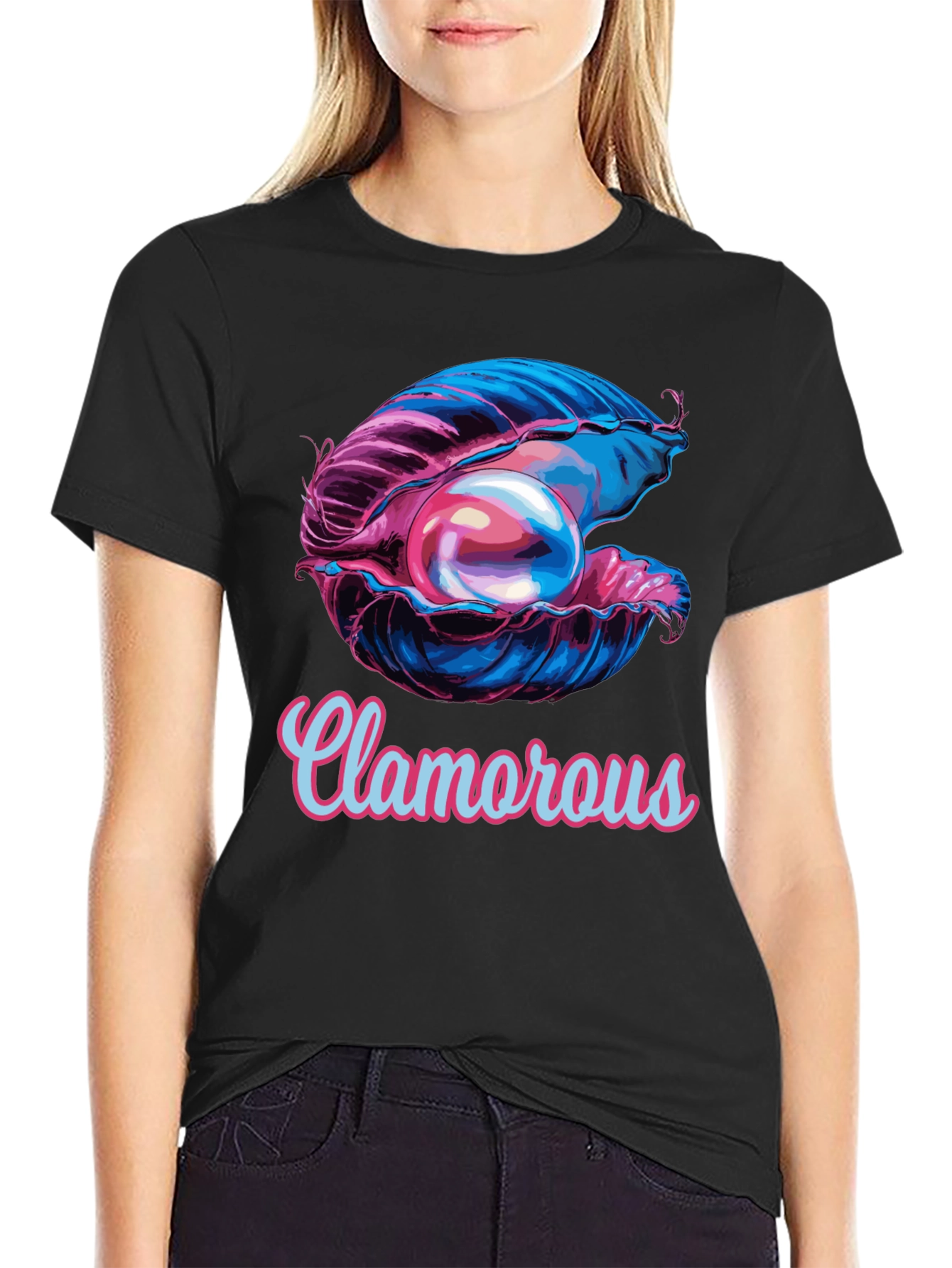 Clamorous Pearl Graphic Tee - Unisex