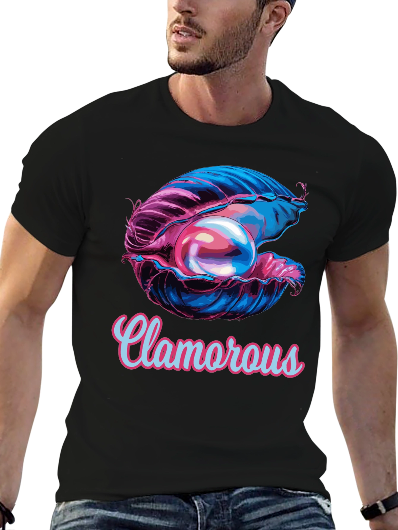 Clamorous Pearl Graphic Tee - Unisex
