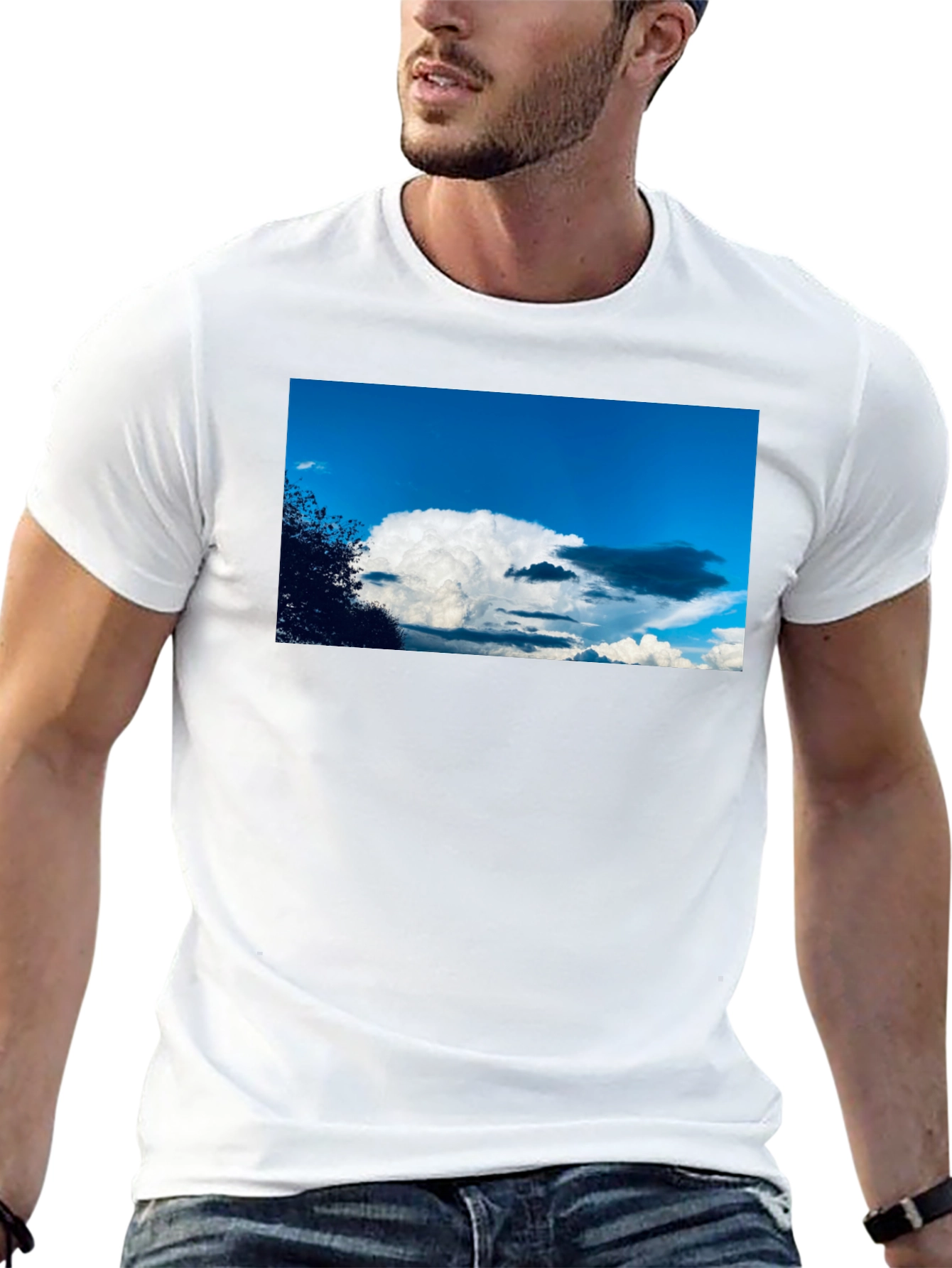Cloudscape Graphic Tee - Sky Lovers Black T-Shirt