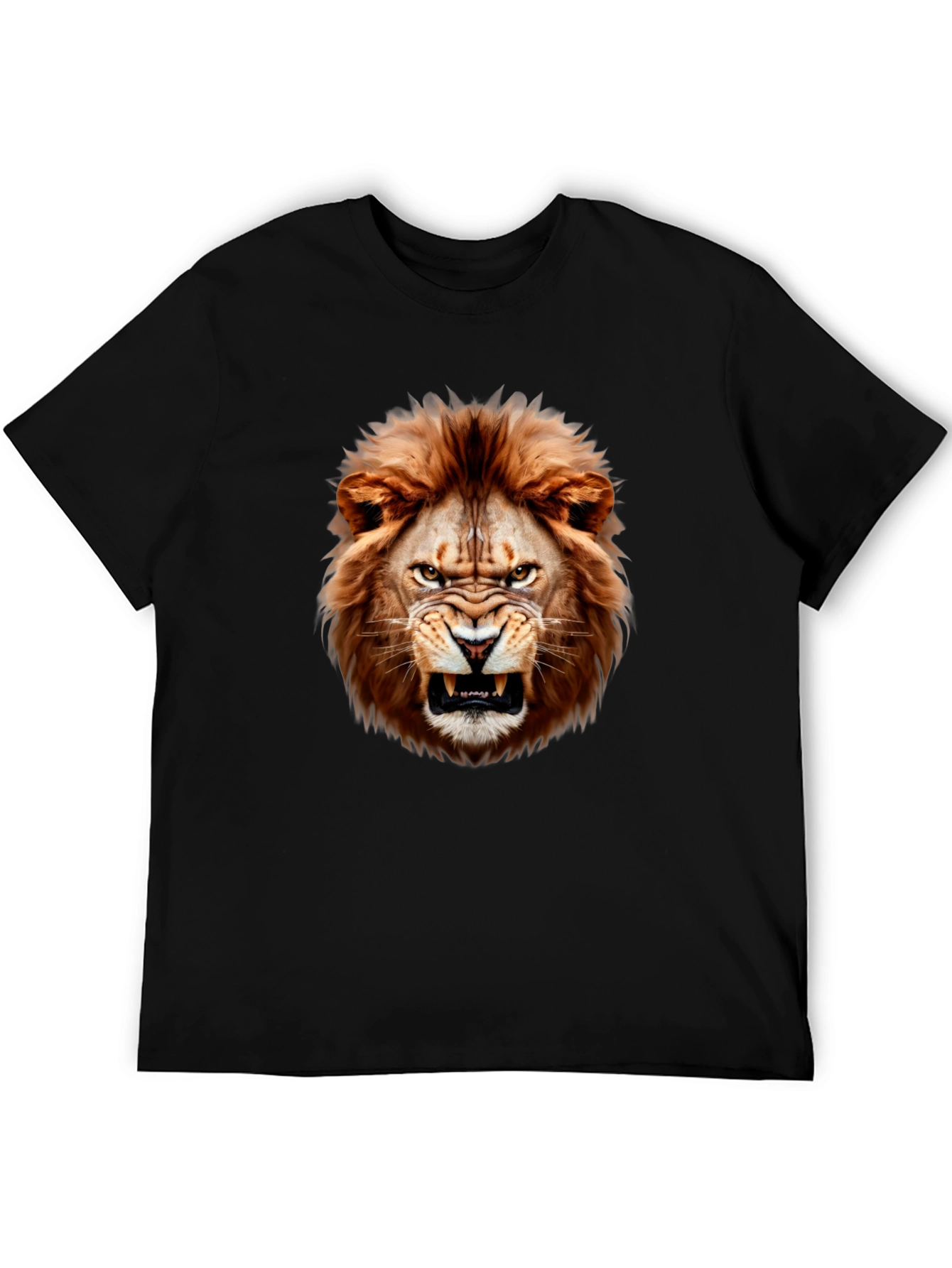 Roaring Lion Graphic T-Shirt - Bold Animal Print