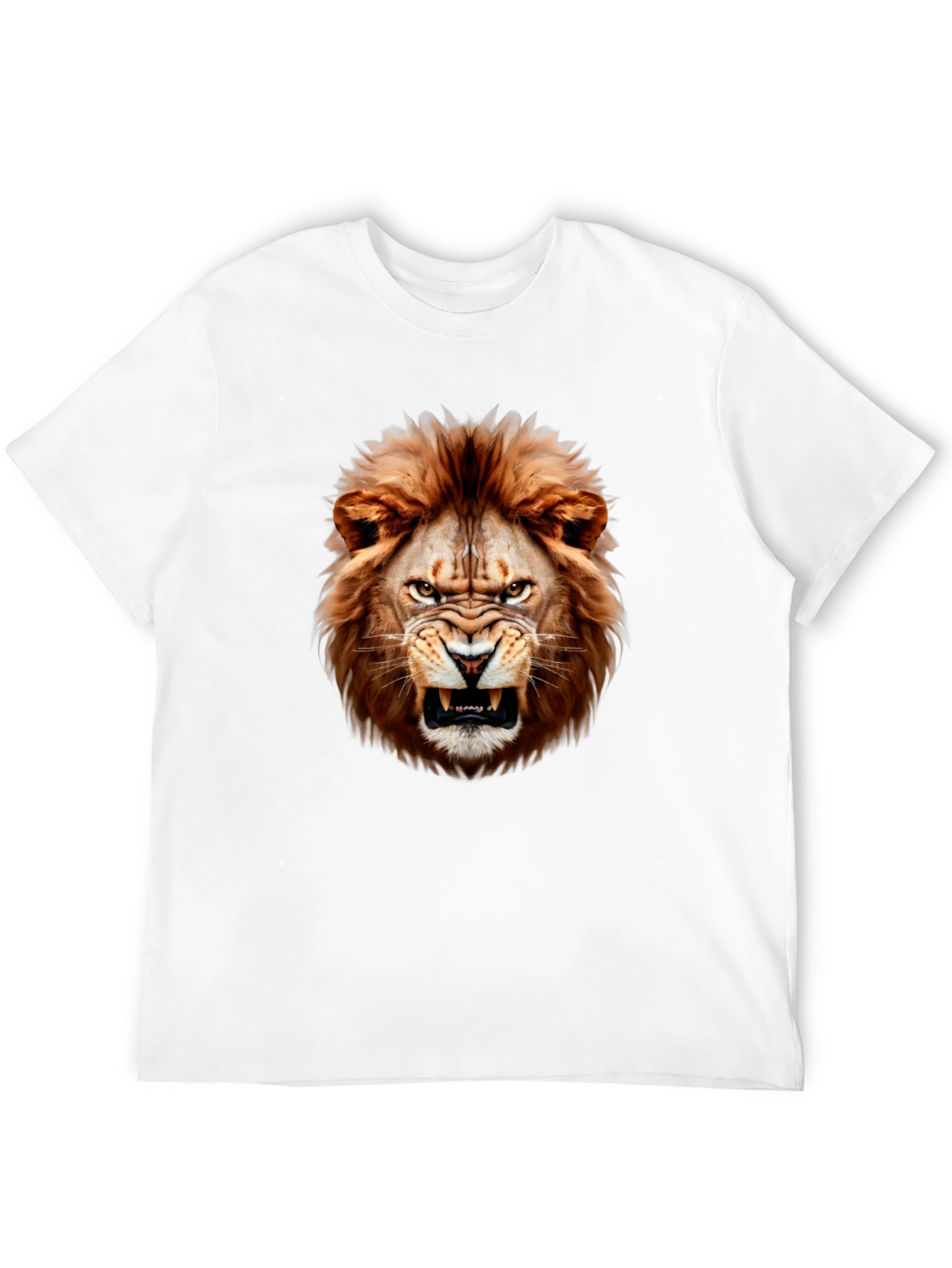 Roaring Lion Graphic T-Shirt - Bold Animal Print