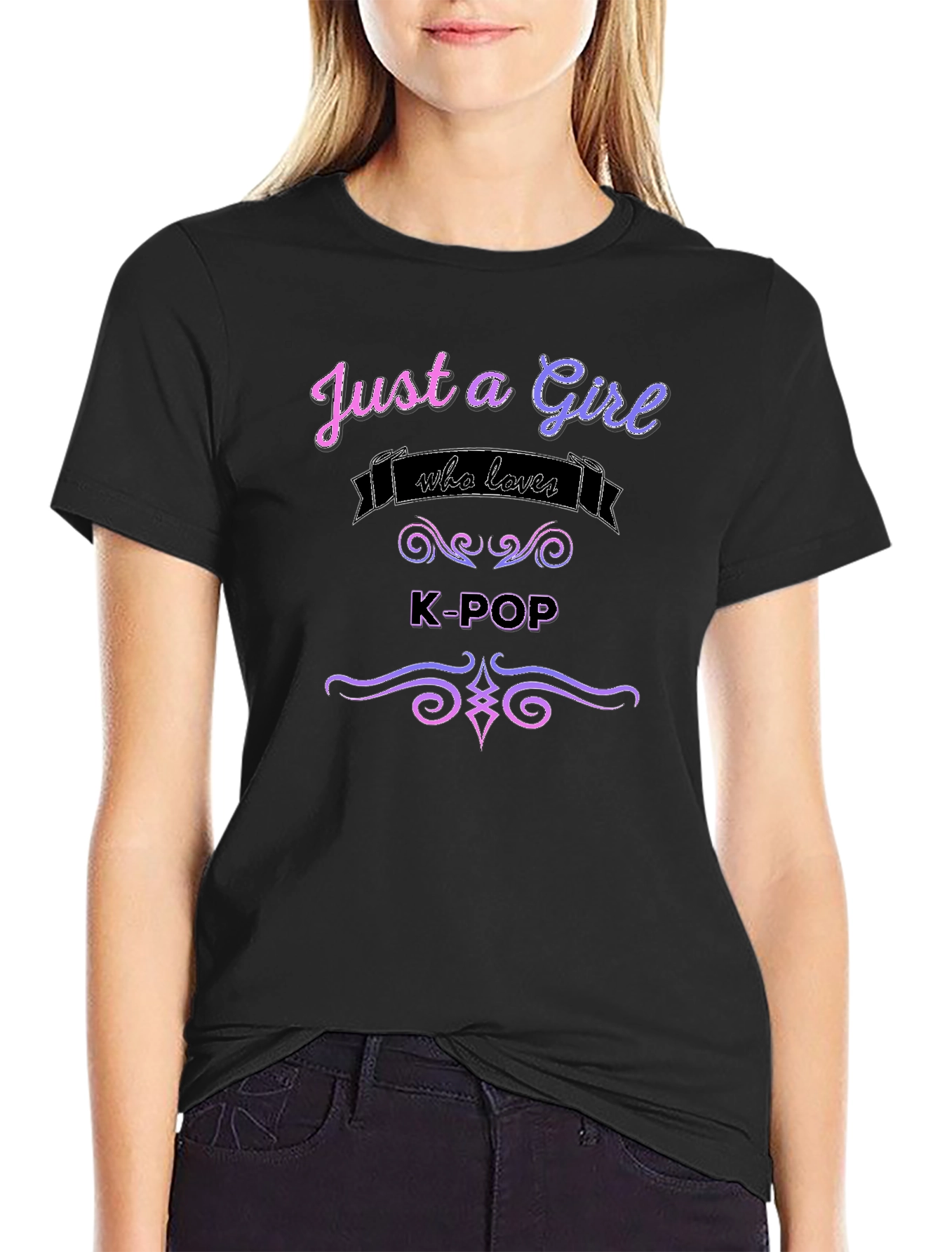 Just a Girl Who Loves K-Pop T-Shirt