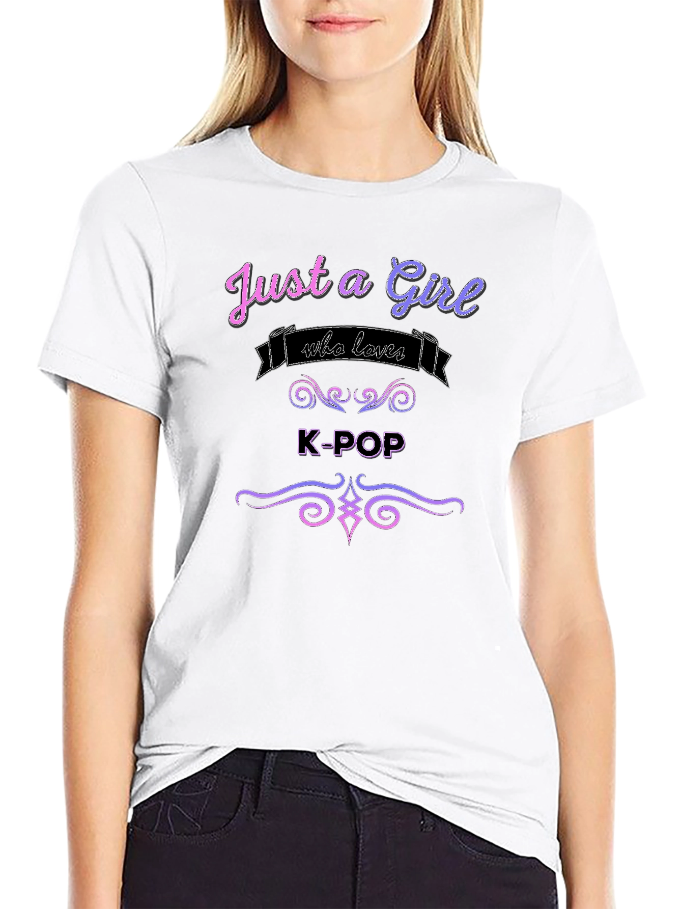 Just a Girl Who Loves K-Pop T-Shirt