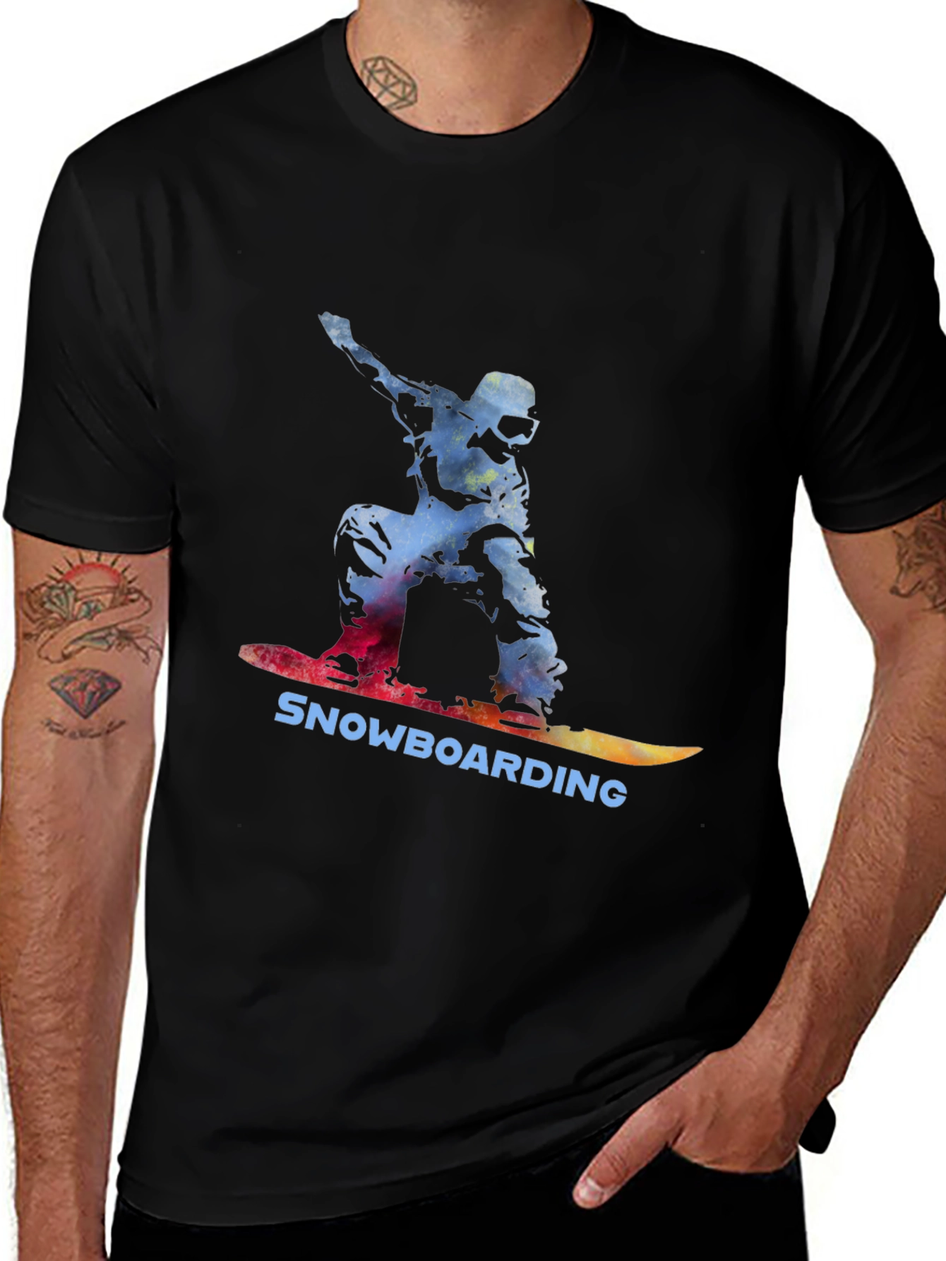 Snowboarding Graphic Tee - Cool Winter Sports T-Shirt