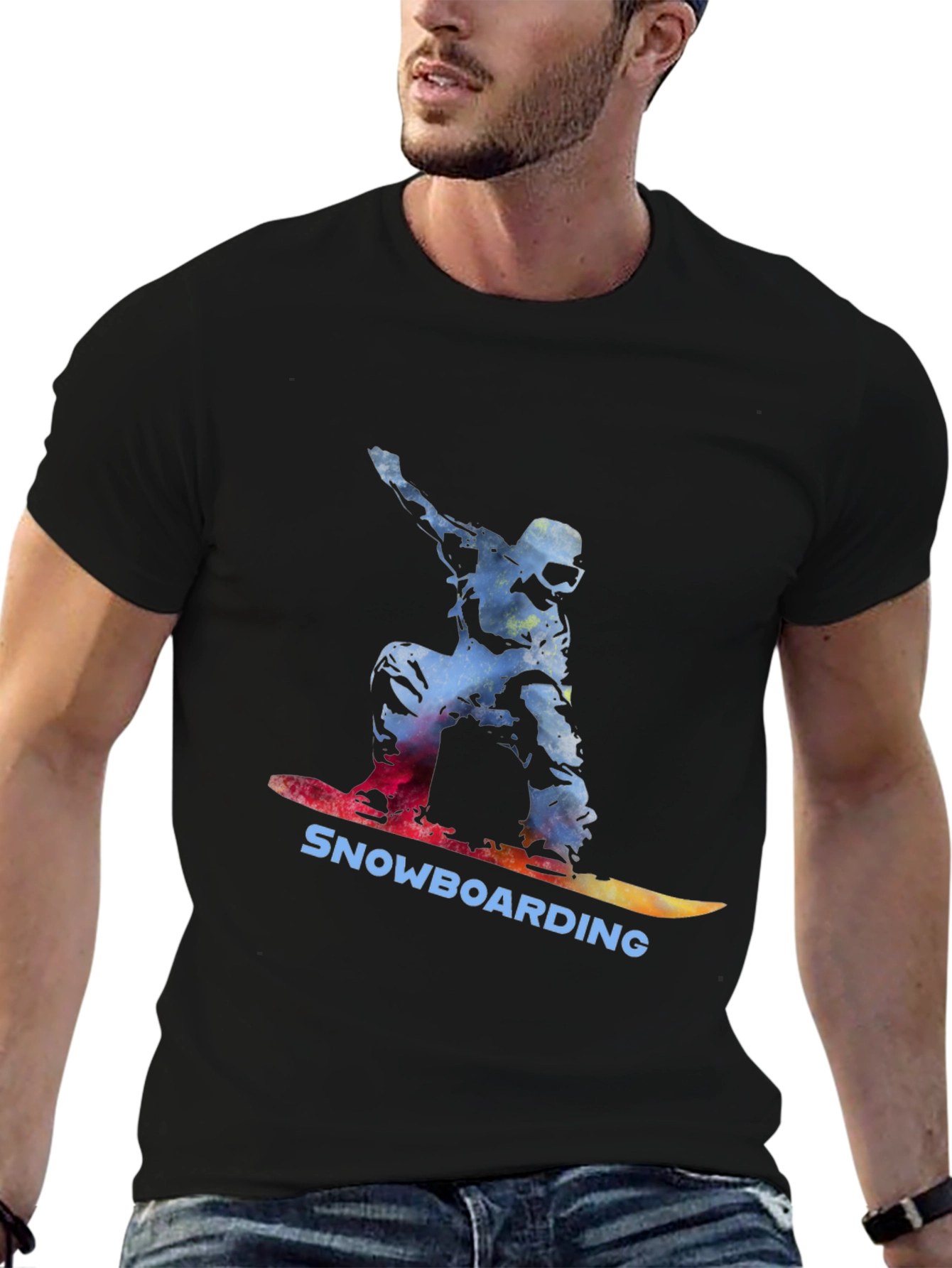 Snowboarding Graphic Tee - Cool Winter Sports T-Shirt