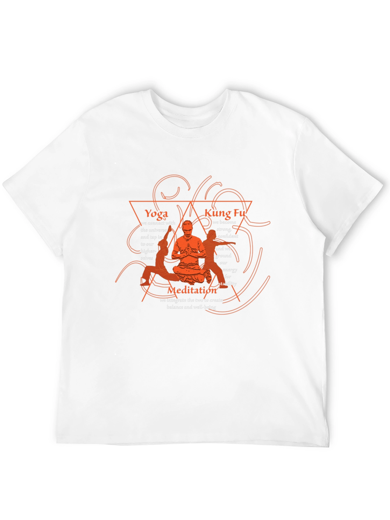 Yoga Kung Fu Meditation T-Shirt Balance and Well-being
