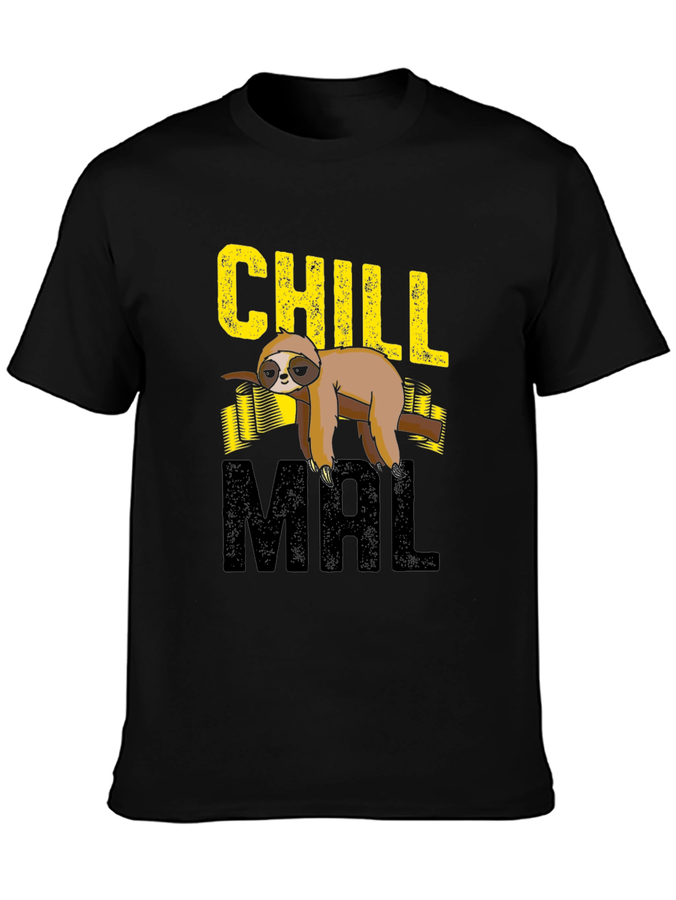 Chill Mal Sloth Graphic T-Shirt