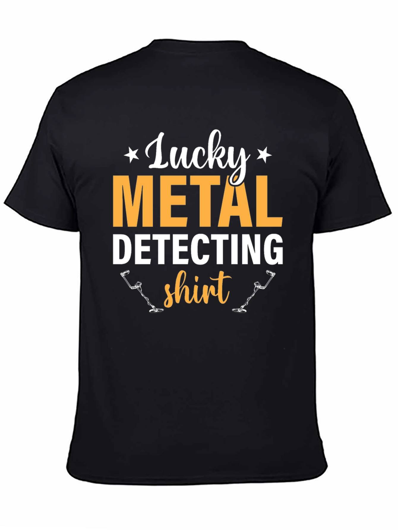 Lucky Metal Detecting Shirt - Black Tee