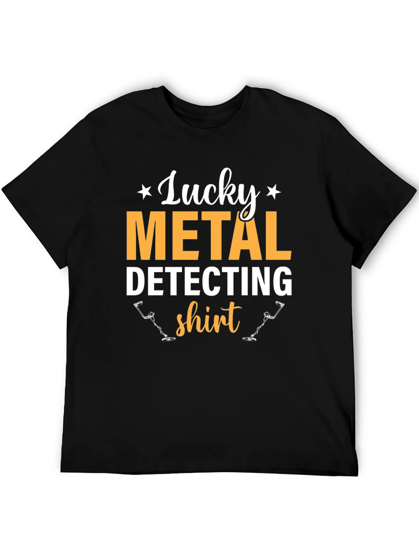 Lucky Metal Detecting Shirt - Black Tee