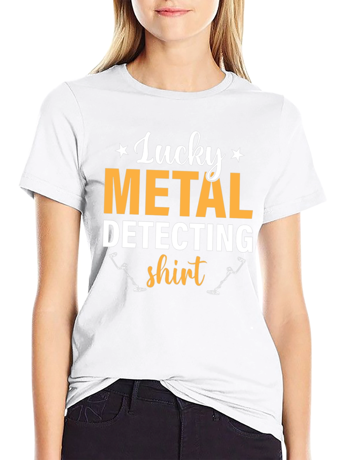 Lucky Metal Detecting Shirt - Black Tee