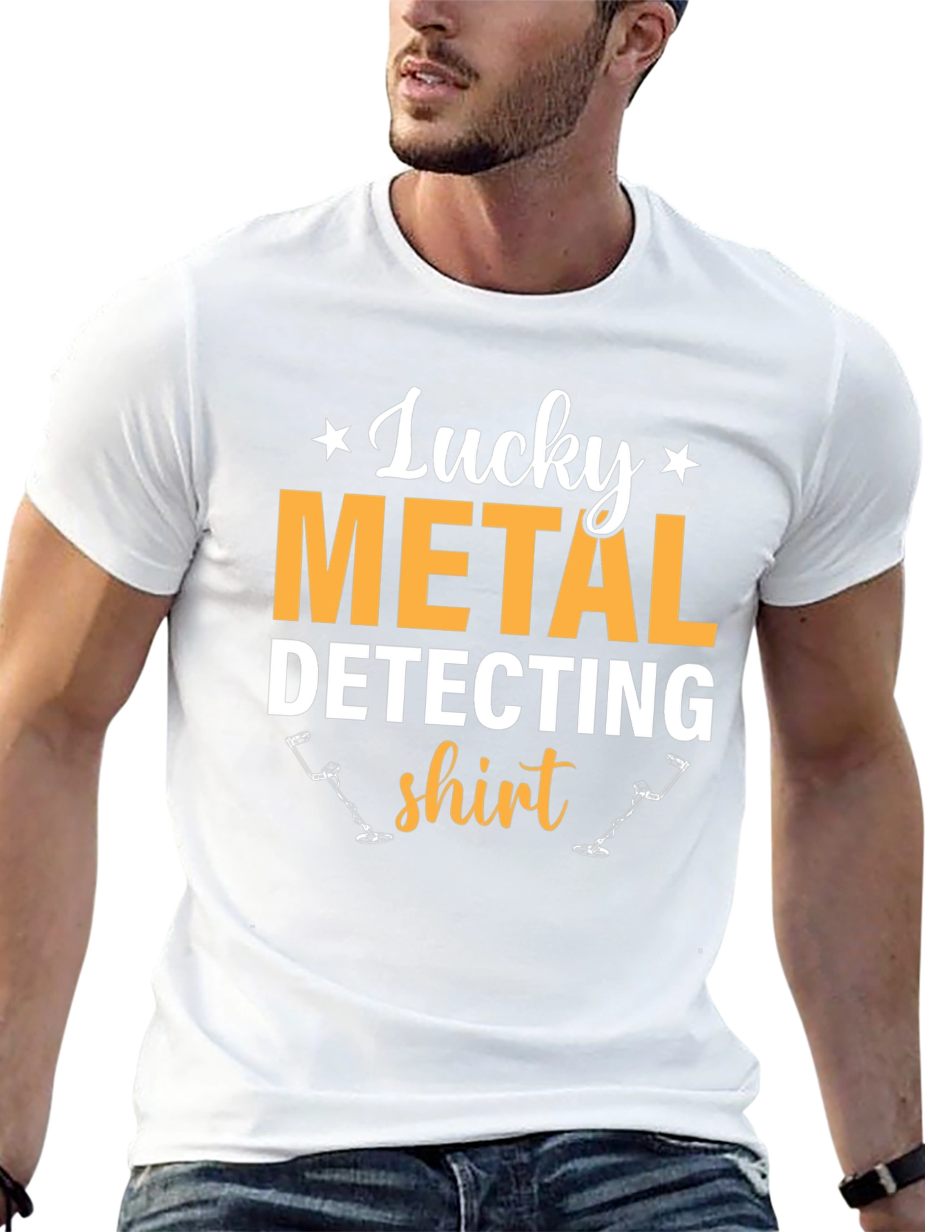 Lucky Metal Detecting Shirt - Black Tee