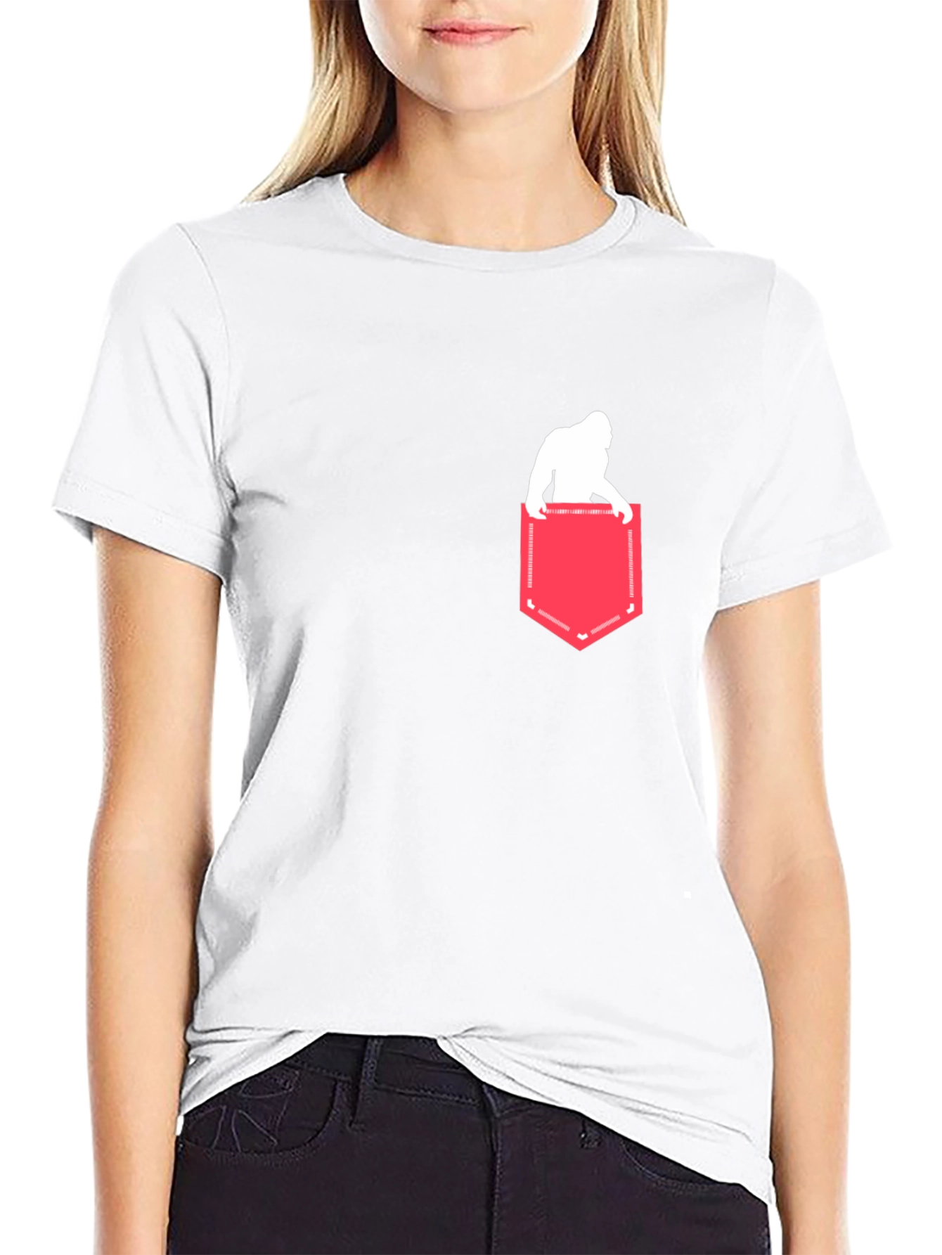 Bigfoot Pocket Graphic Tee - Black