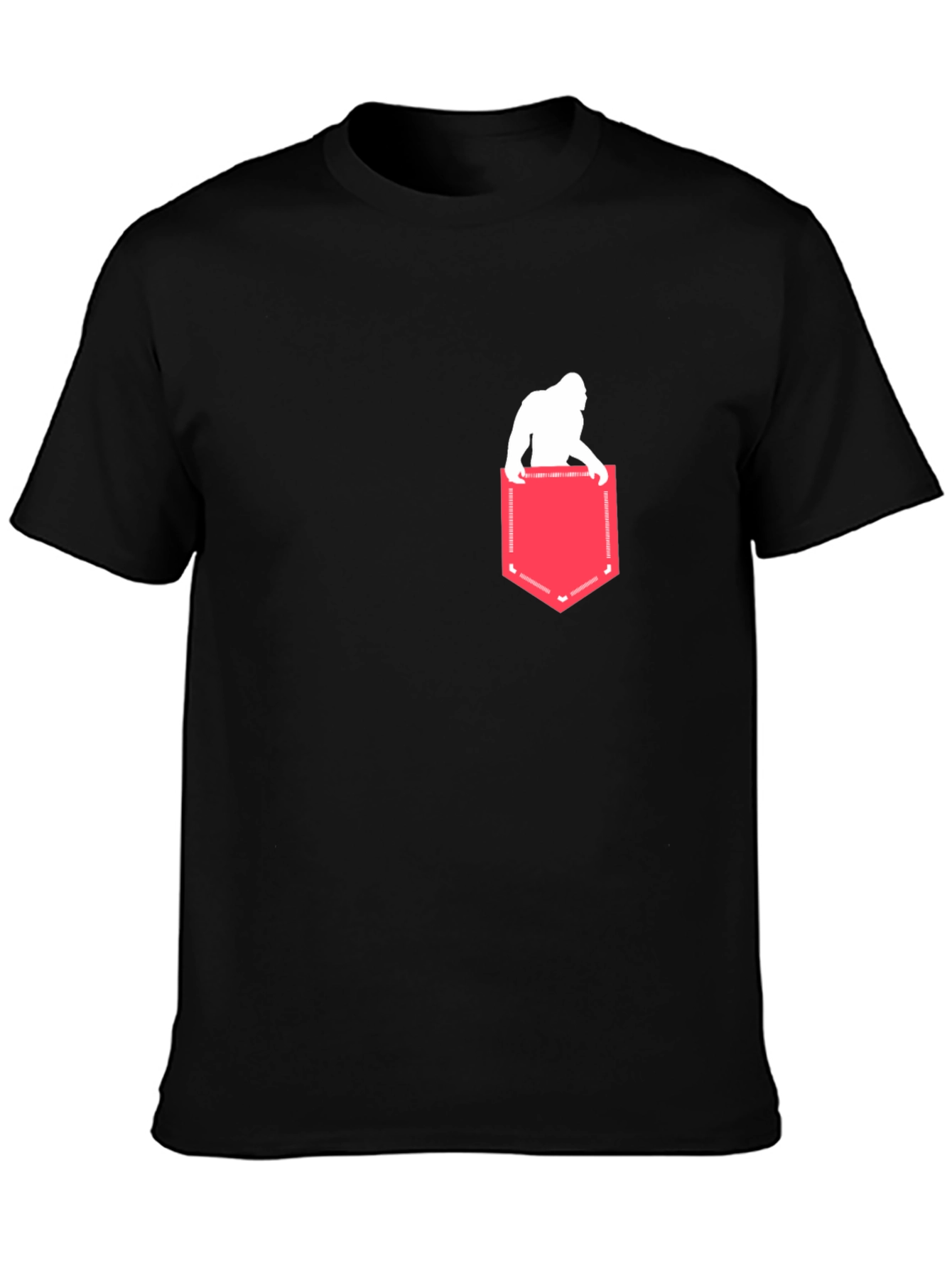 Bigfoot Pocket Graphic Tee - Black