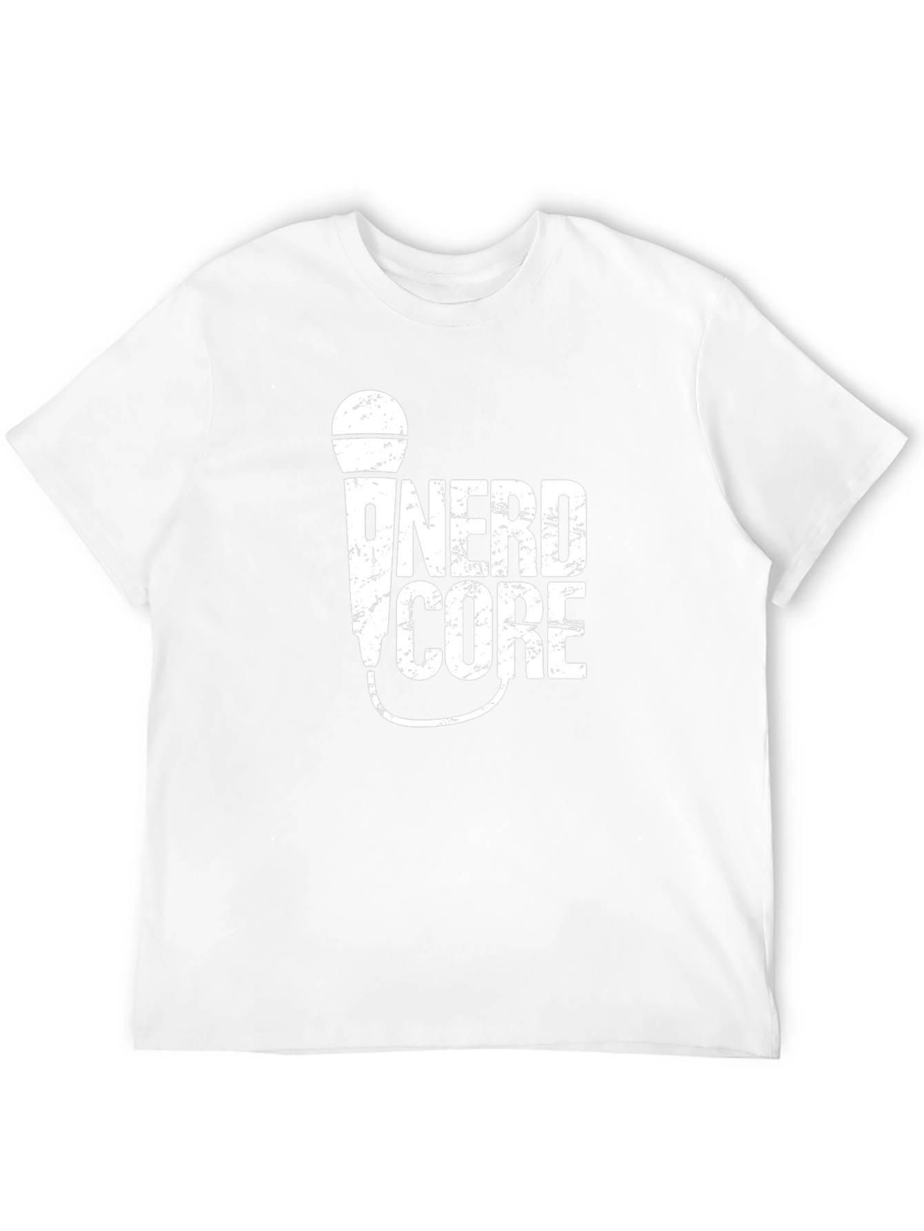 Nerdcore Microphone Black T-Shirt