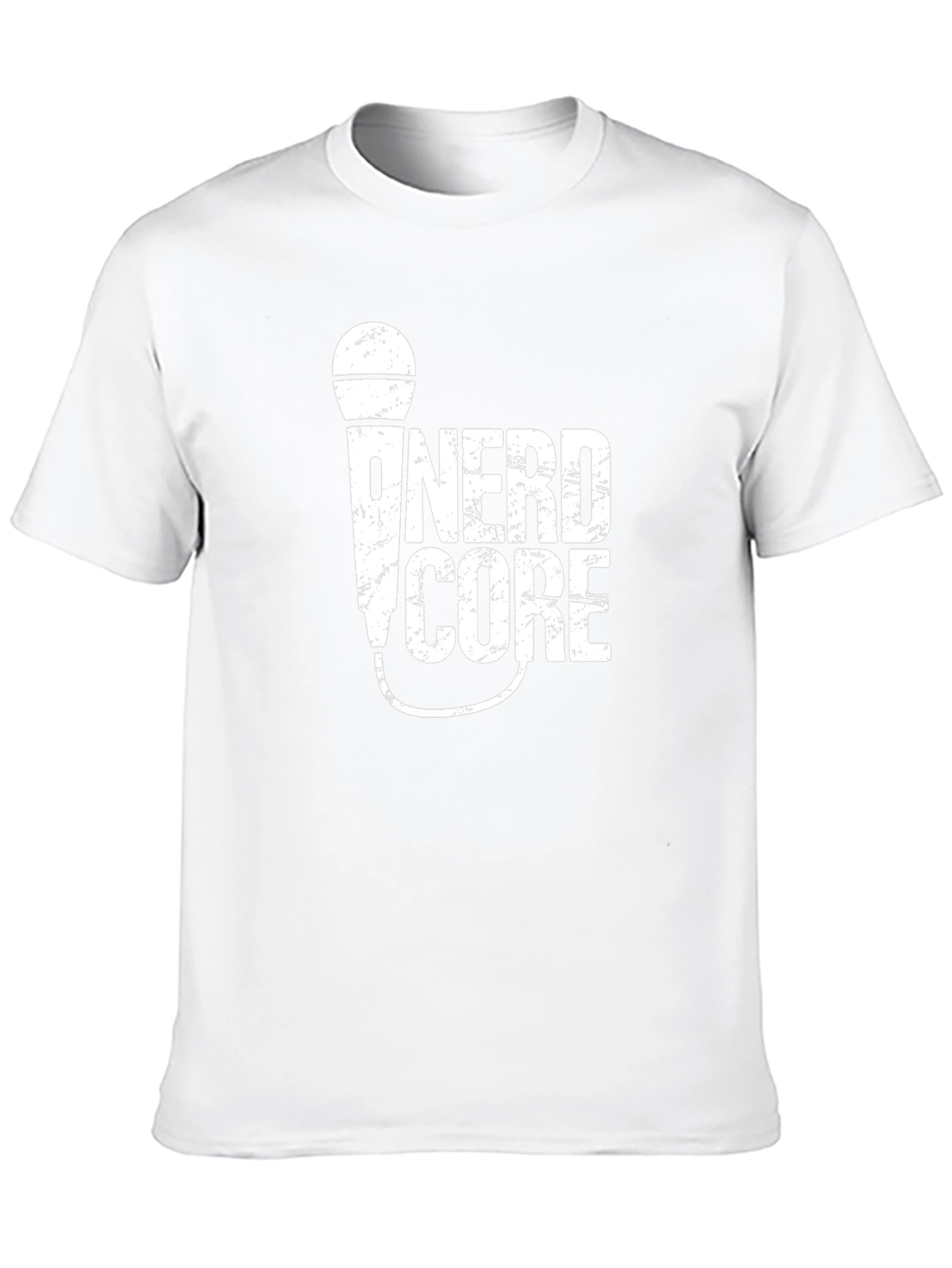 Nerdcore Microphone Black T-Shirt