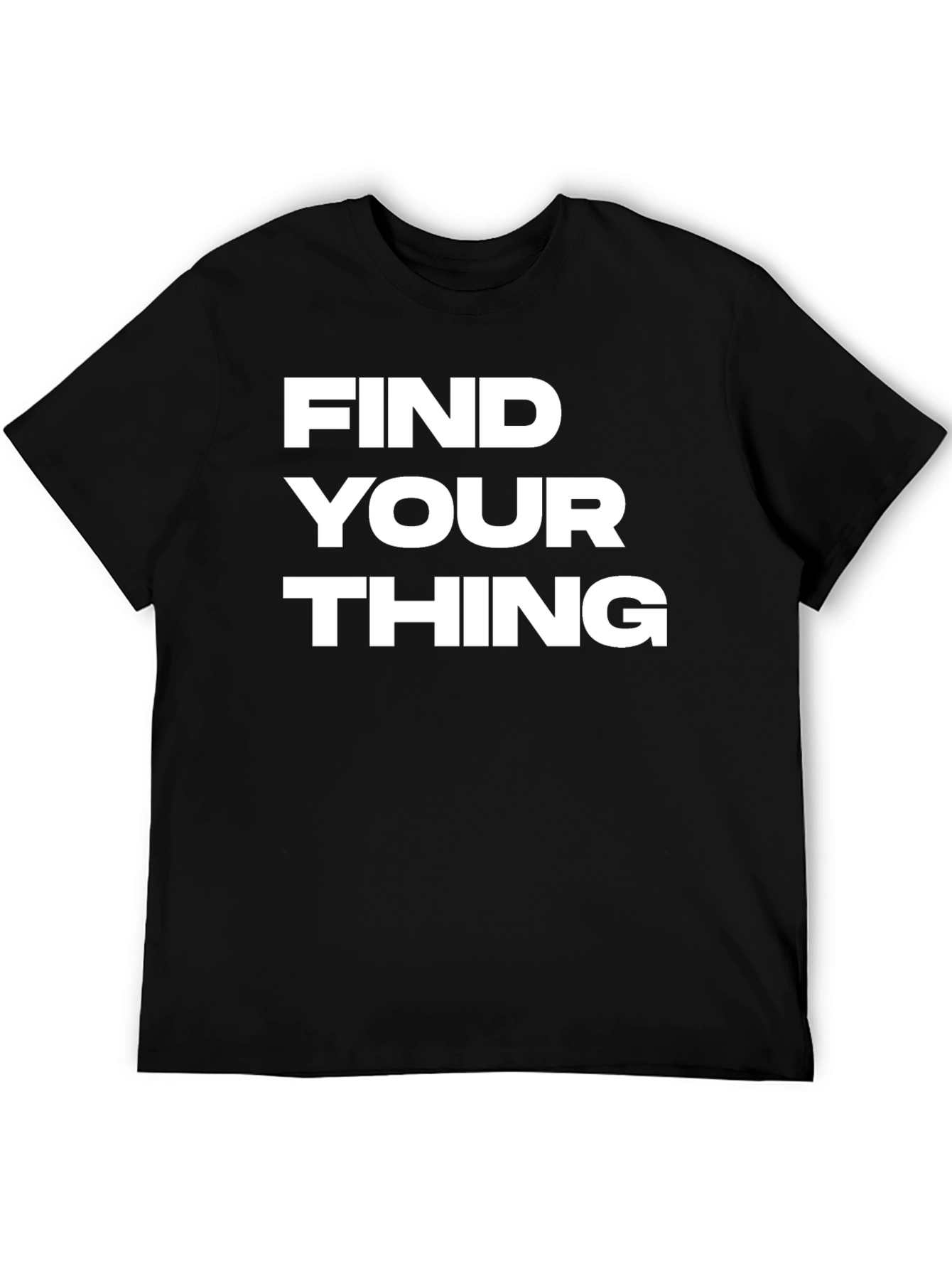 Find Your Thing Graphic T-Shirt - Black
