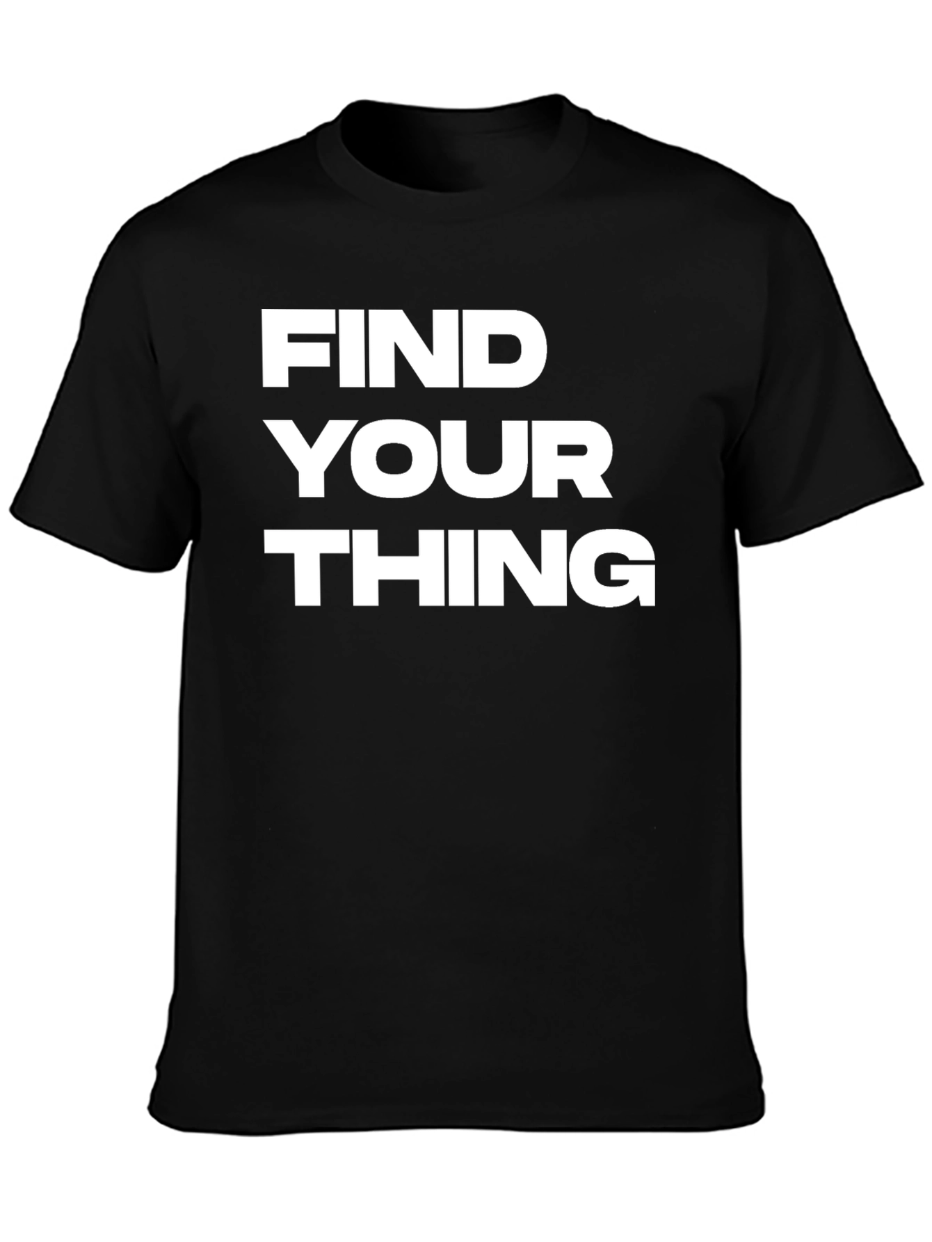 Find Your Thing Graphic T-Shirt - Black