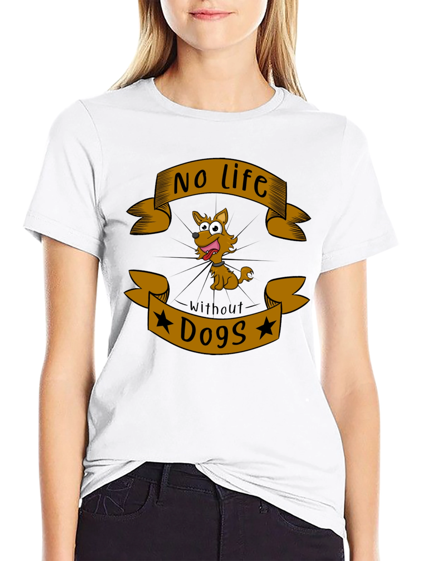 No Life Without Dogs T-Shirt - Novelty Graphic Tee