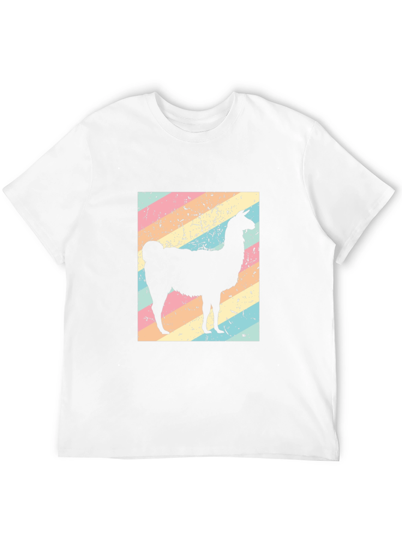 Llama Graphic Tee - Soft Black Cotton Blend