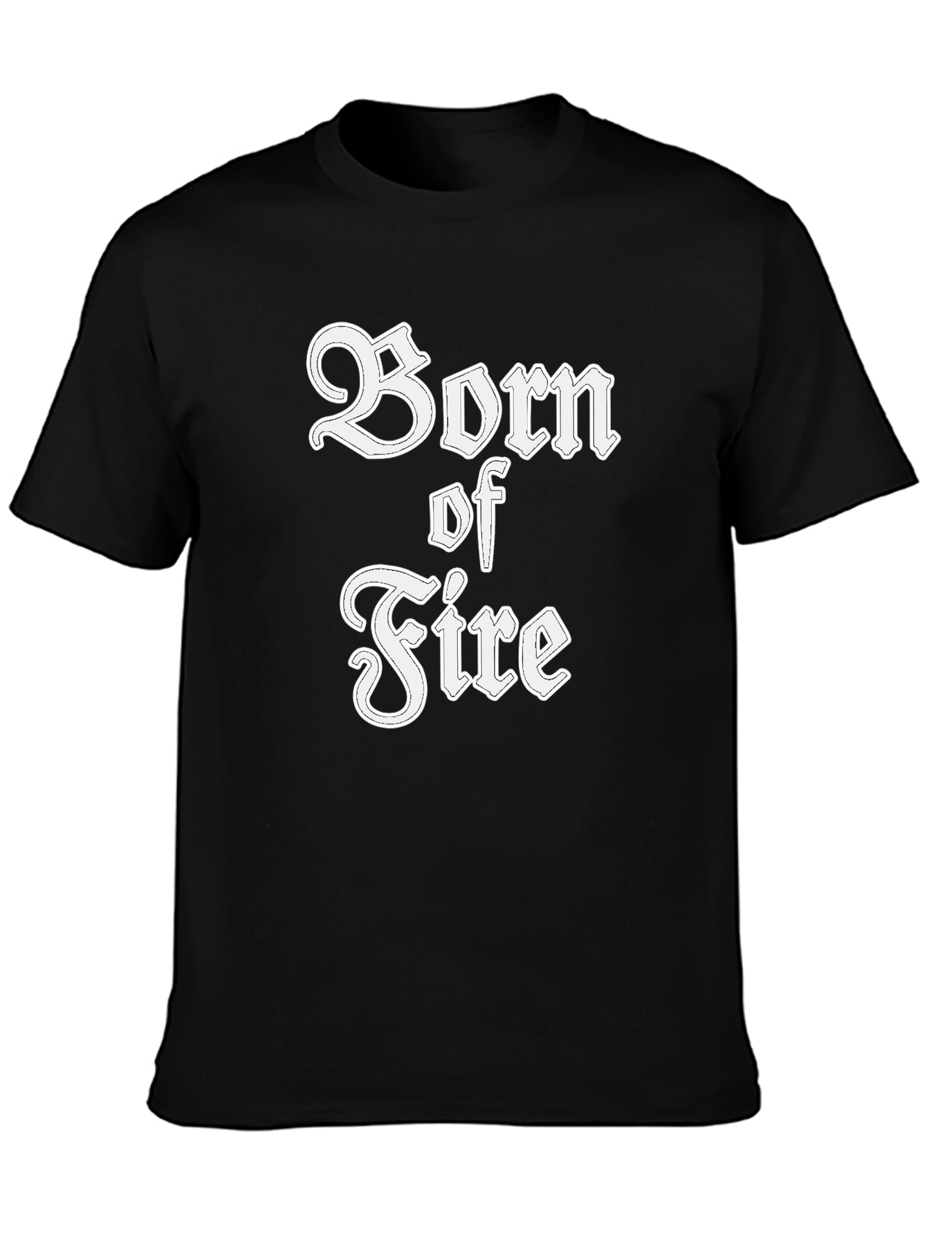 Born of Fire T-Shirt - Black Graphic Tee