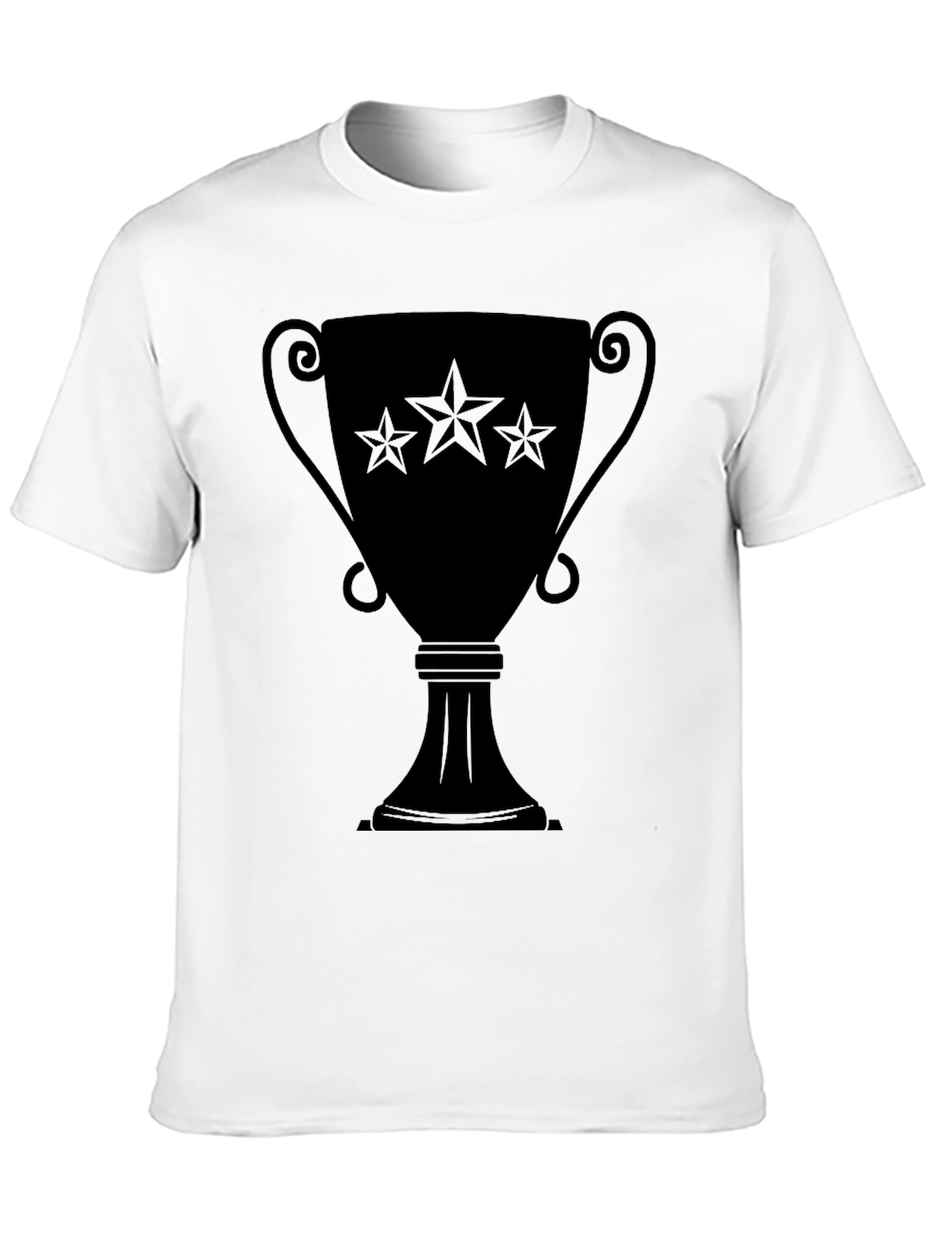 Winners Trophy Graphic Tee - Unisex Black T-Shirt