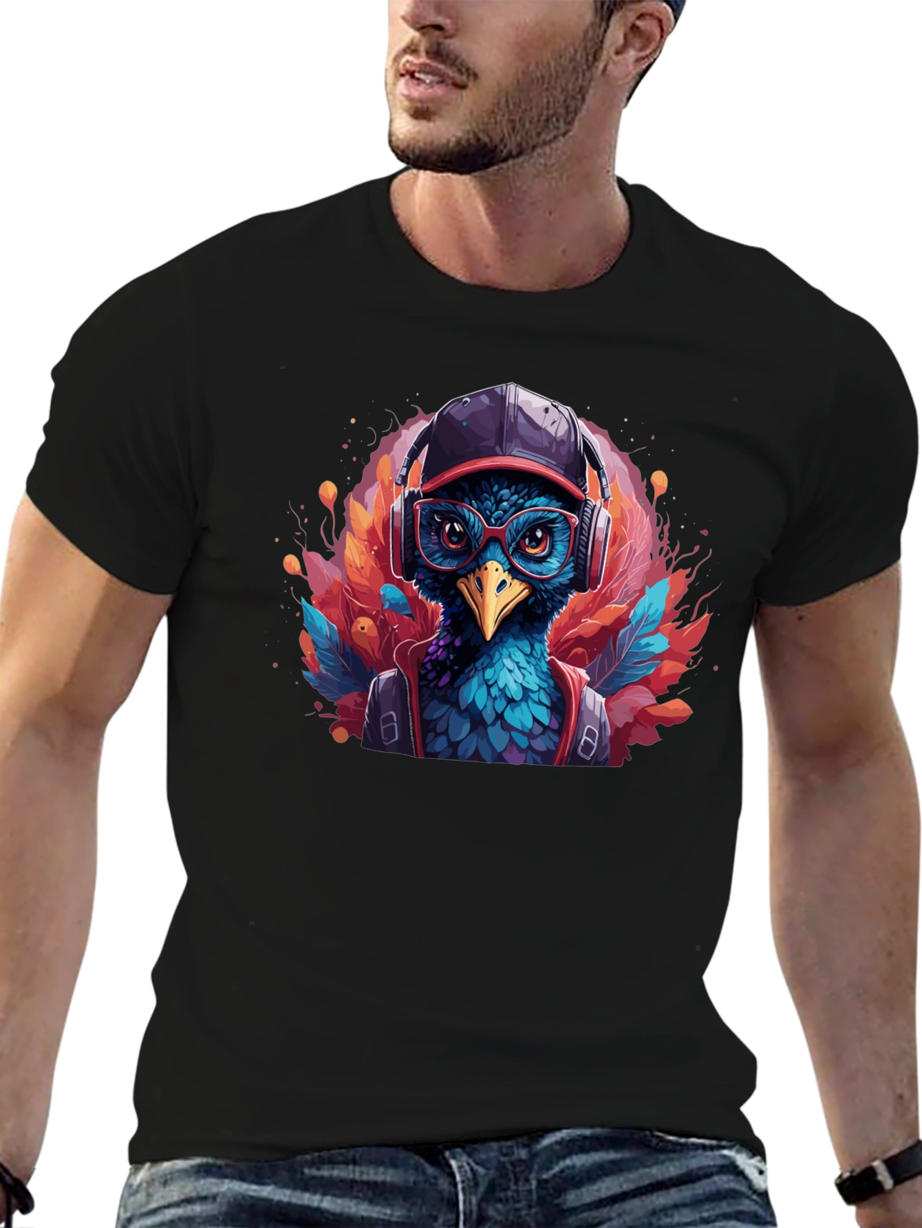 Cool Bird Graphic Tee - Urban Style