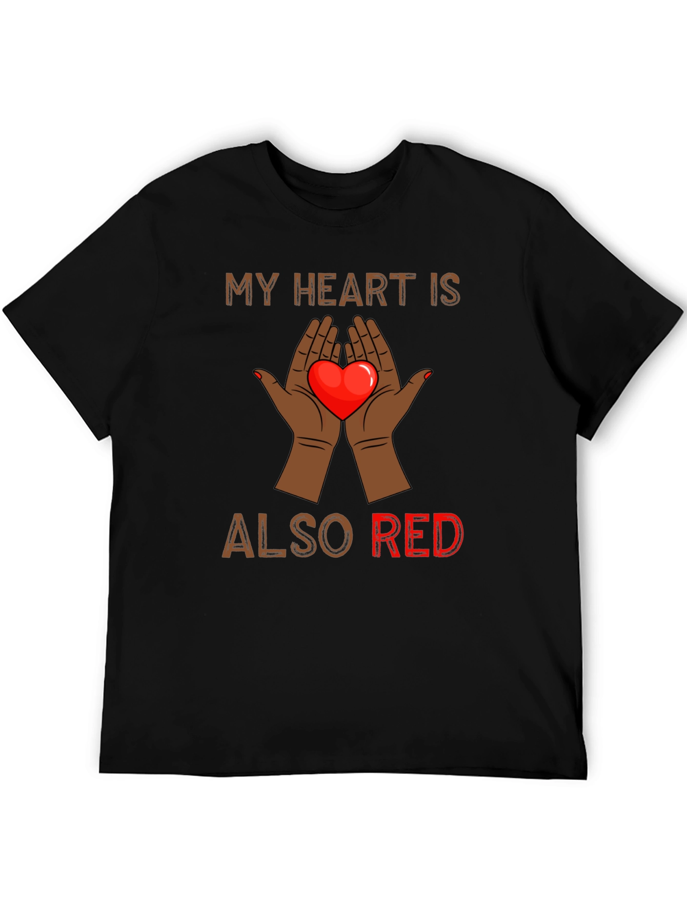 My Heart is Also Red Graphic Tee