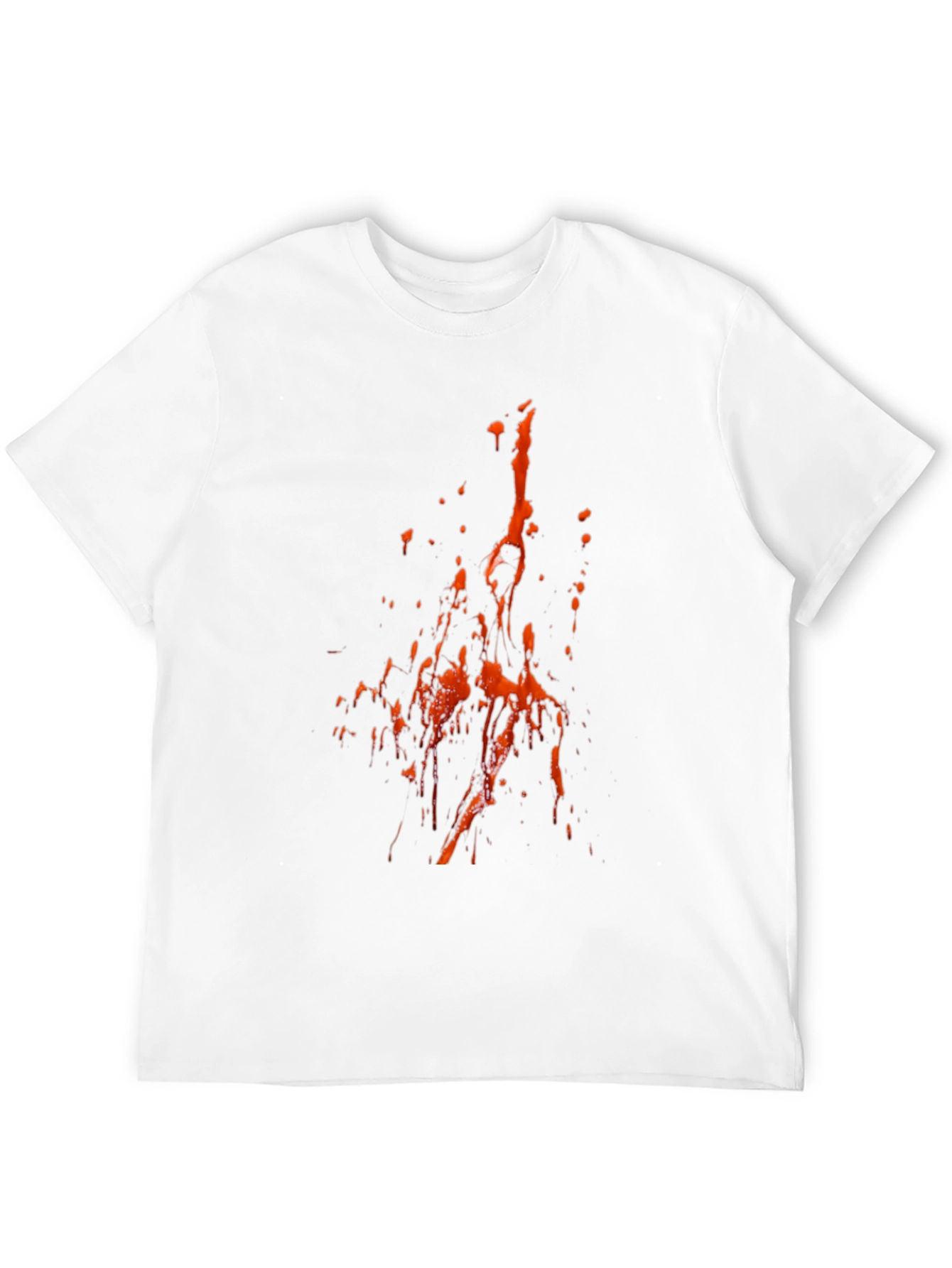Abstract Splatter T-Shirt - Black
