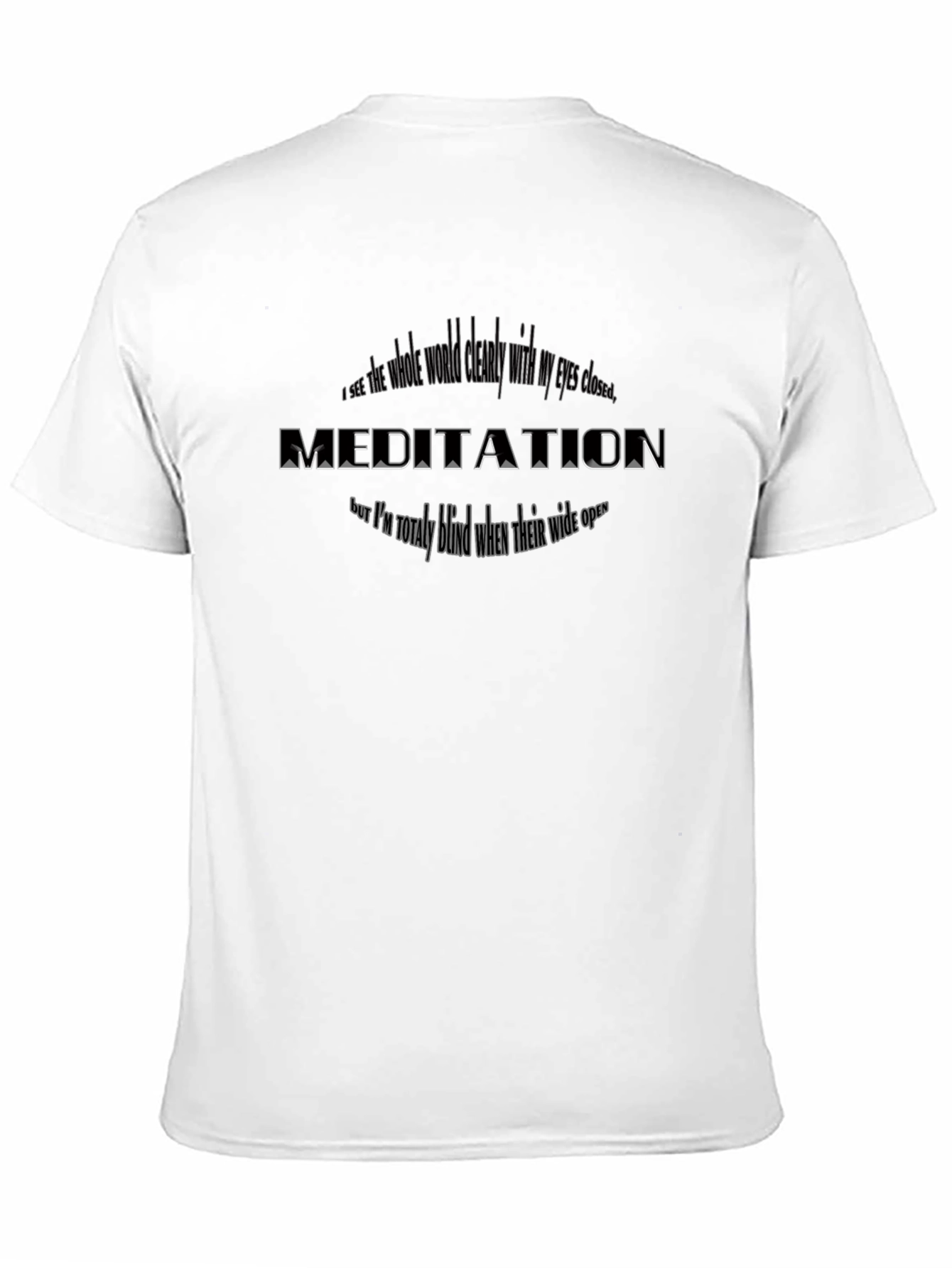 Meditate Black T-Shirt