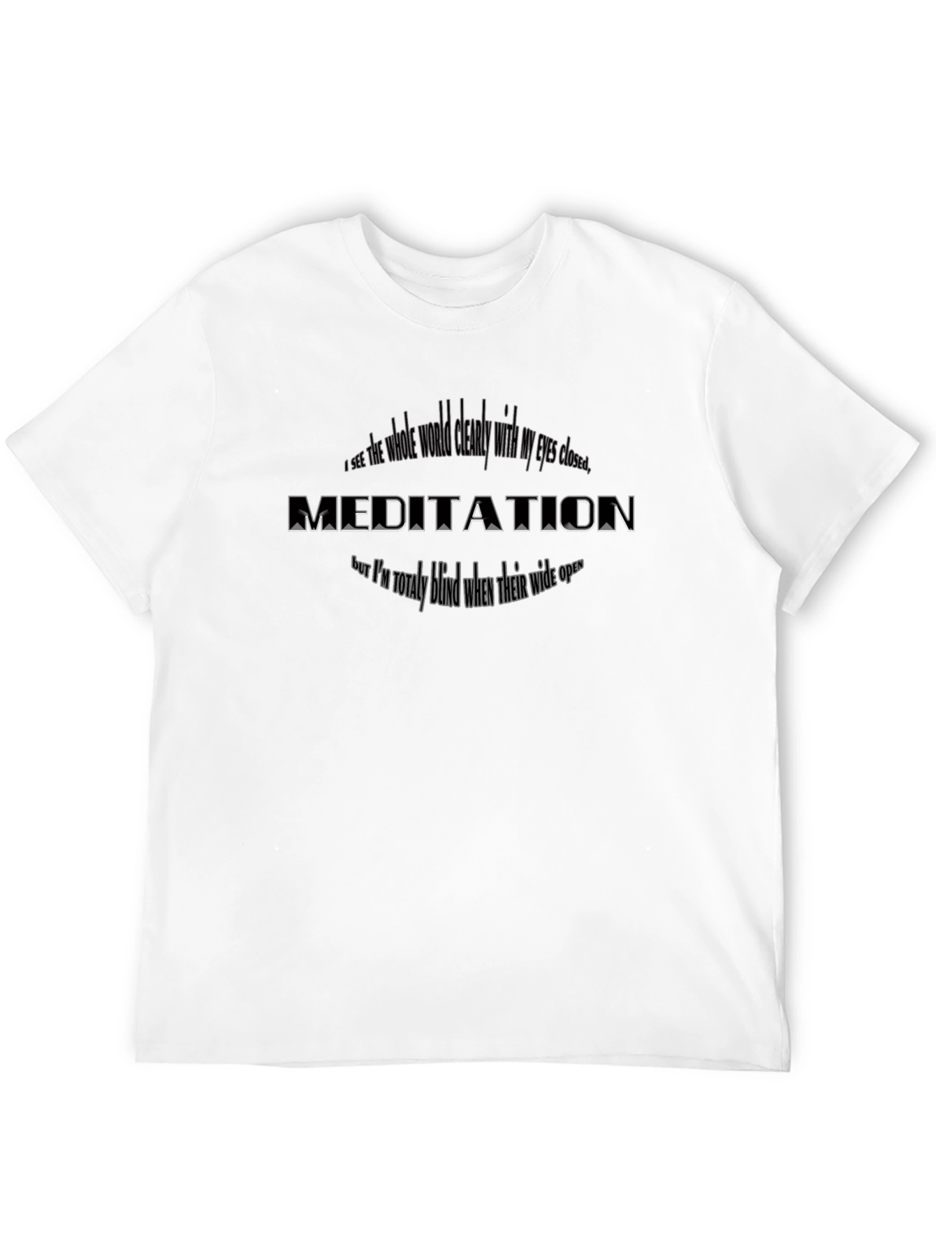Meditate Black T-Shirt
