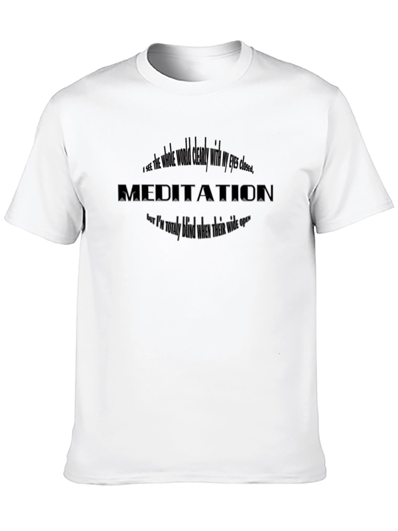 Meditate Black T-Shirt