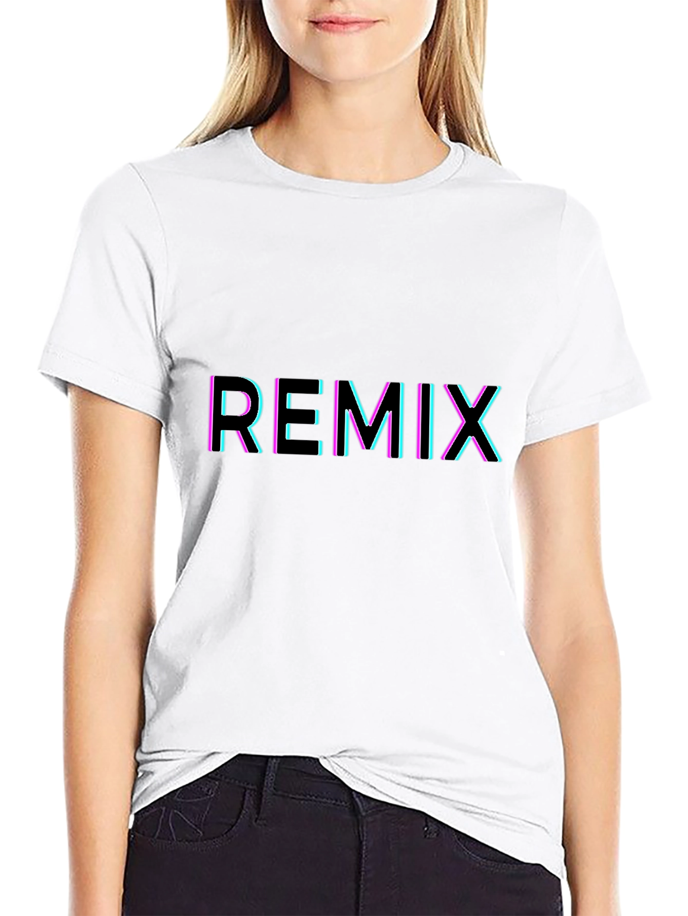 Remix T-Shirt - Neon Edge Design