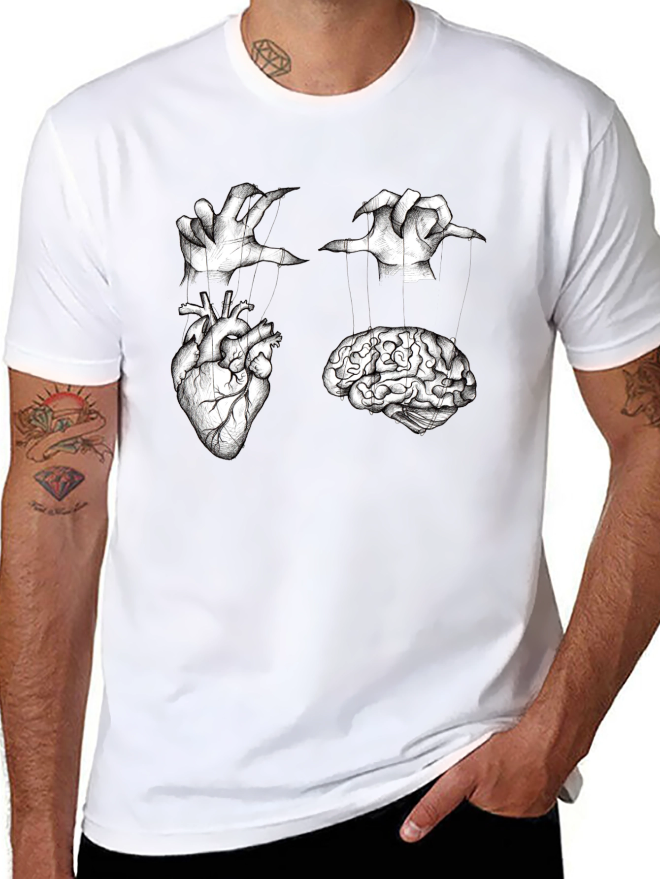 Brain & Heart Marionette T-Shirt