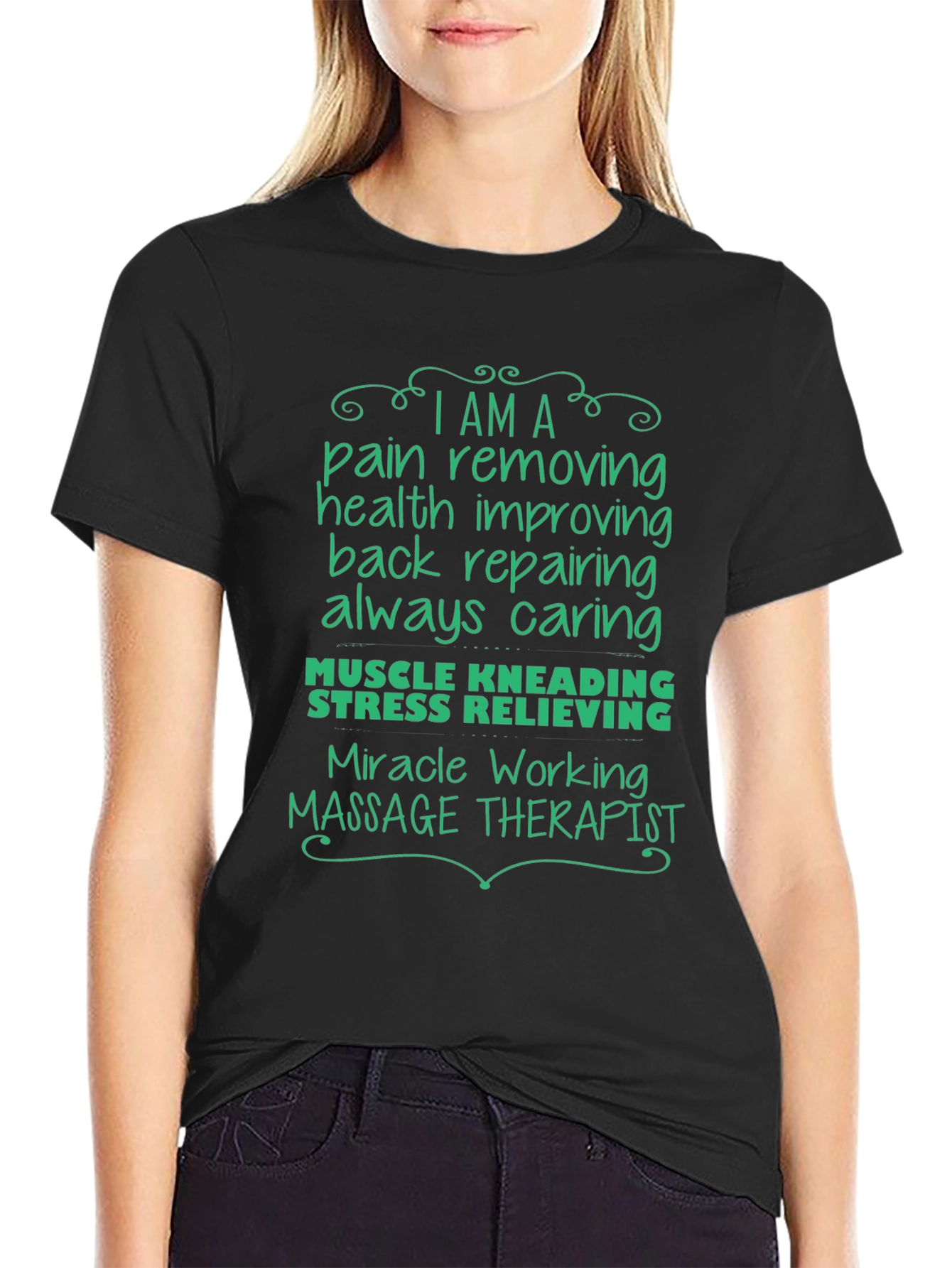 Massage Therapist T-Shirt: Pain Relief & Wellness