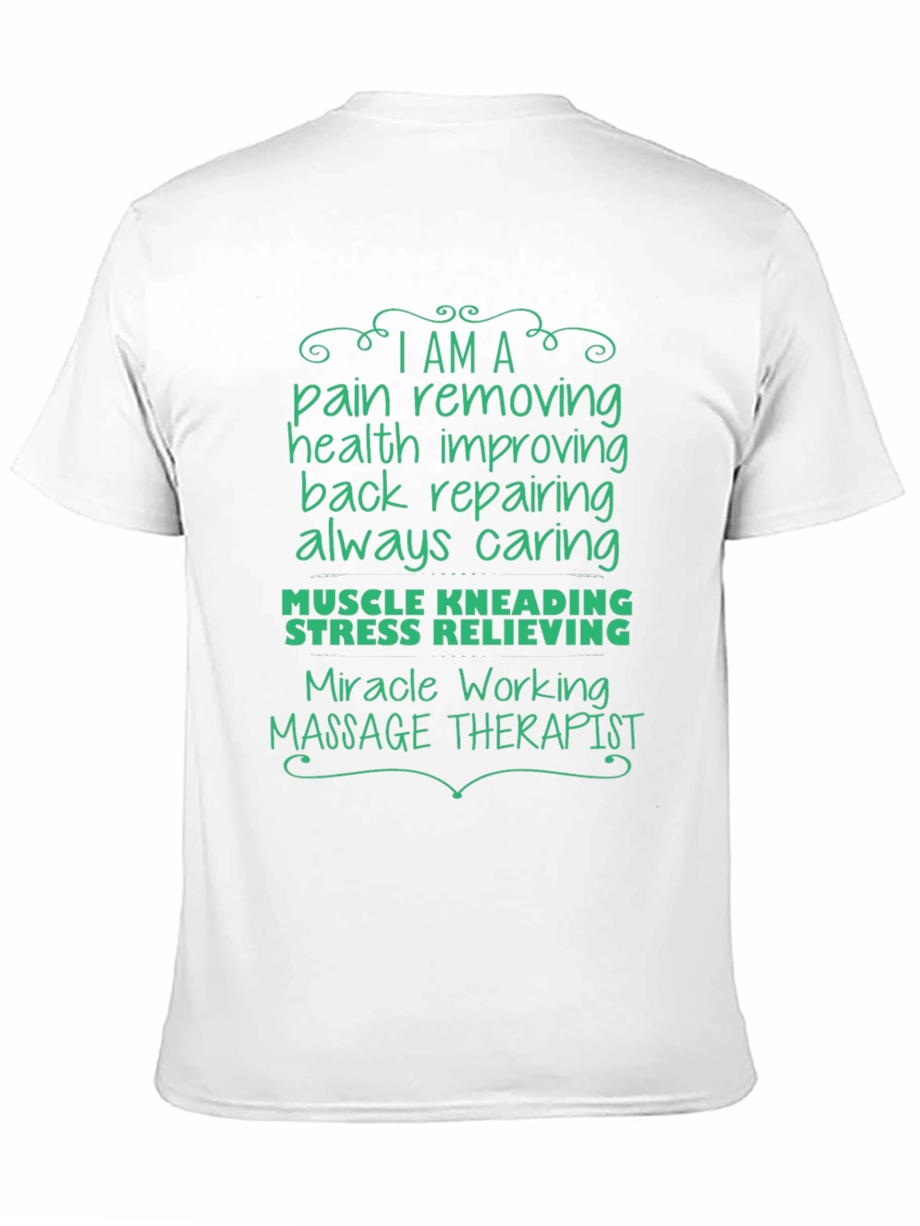 Massage Therapist T-Shirt: Pain Relief & Wellness