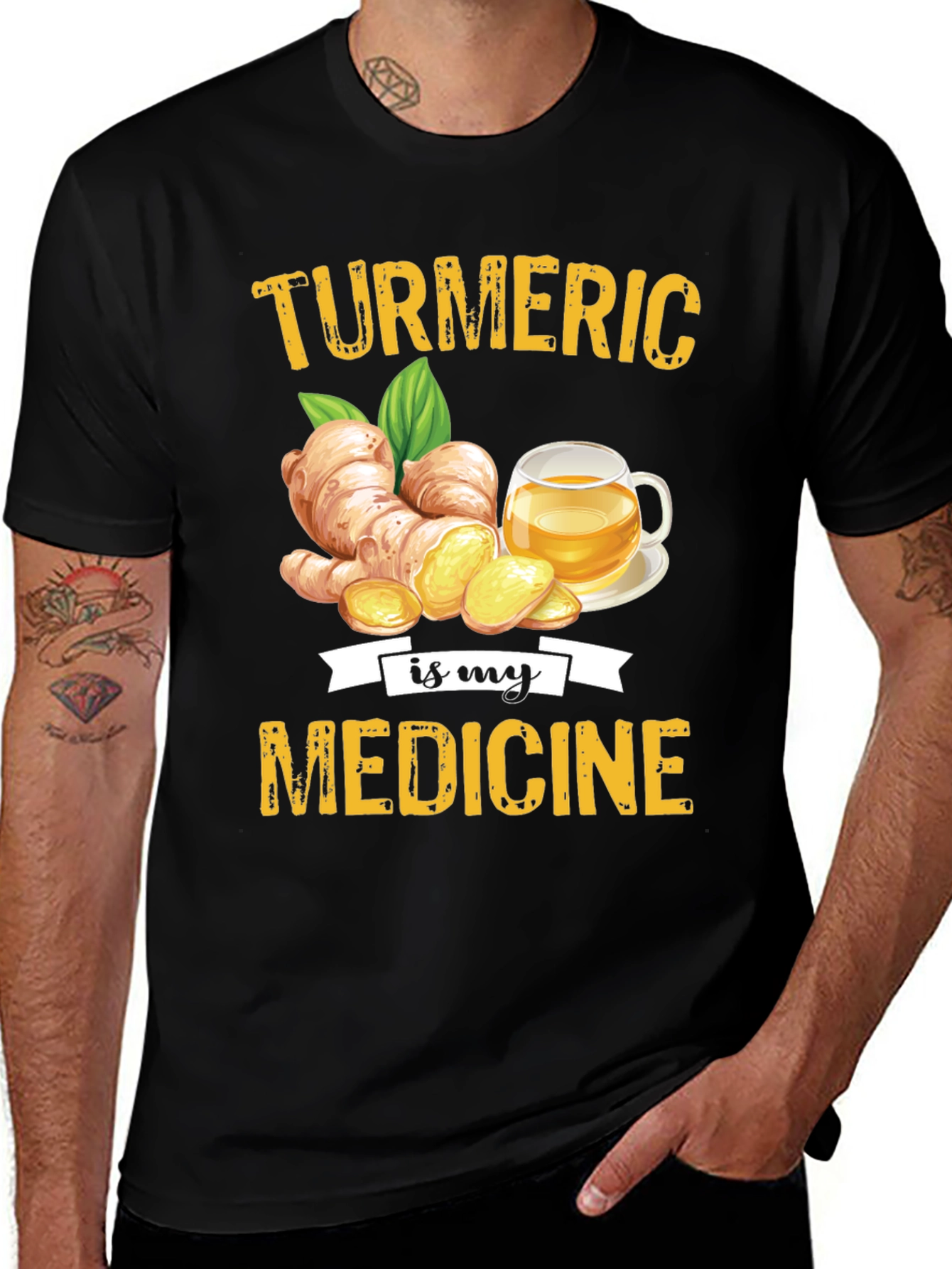 Turmeric Is My Medicine Graphic T-Shirt