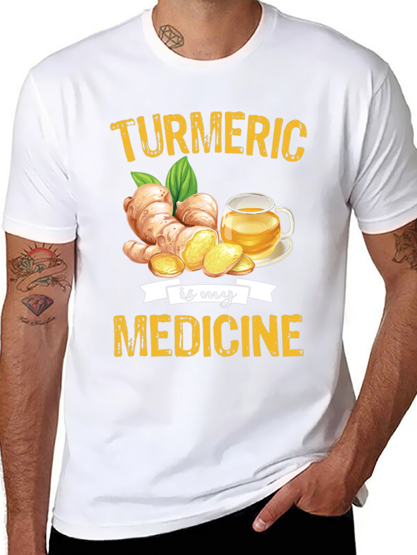 Turmeric Is My Medicine Graphic T-Shirt