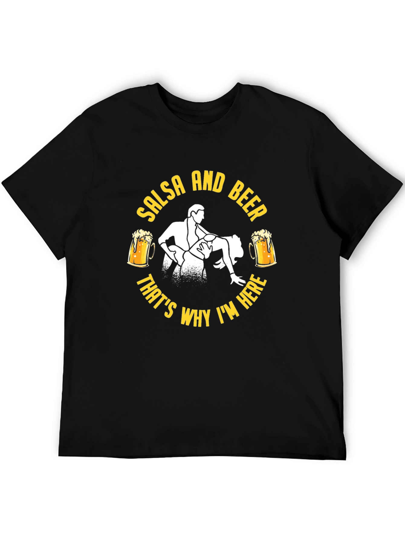 Salsa and Beer Graphic T-Shirt