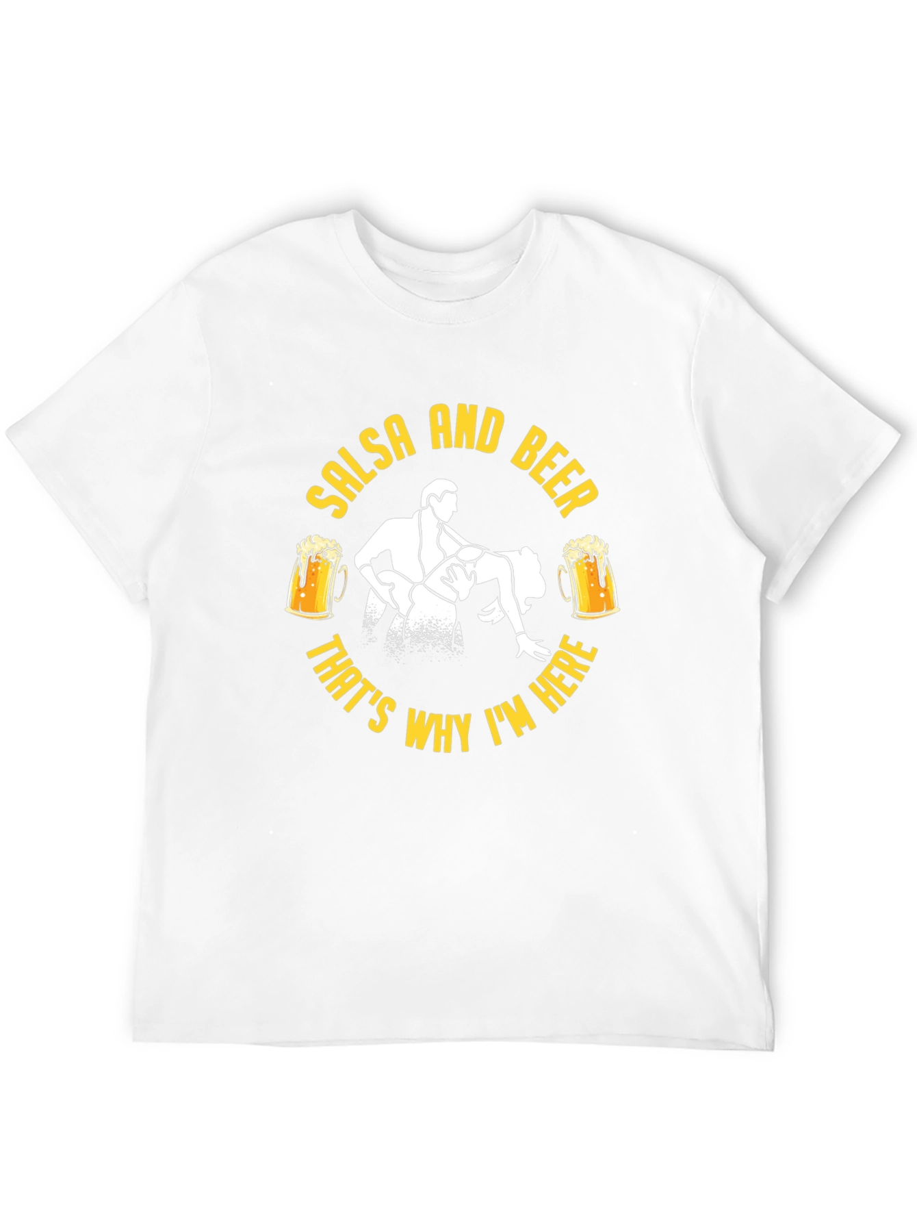 Salsa and Beer Graphic T-Shirt