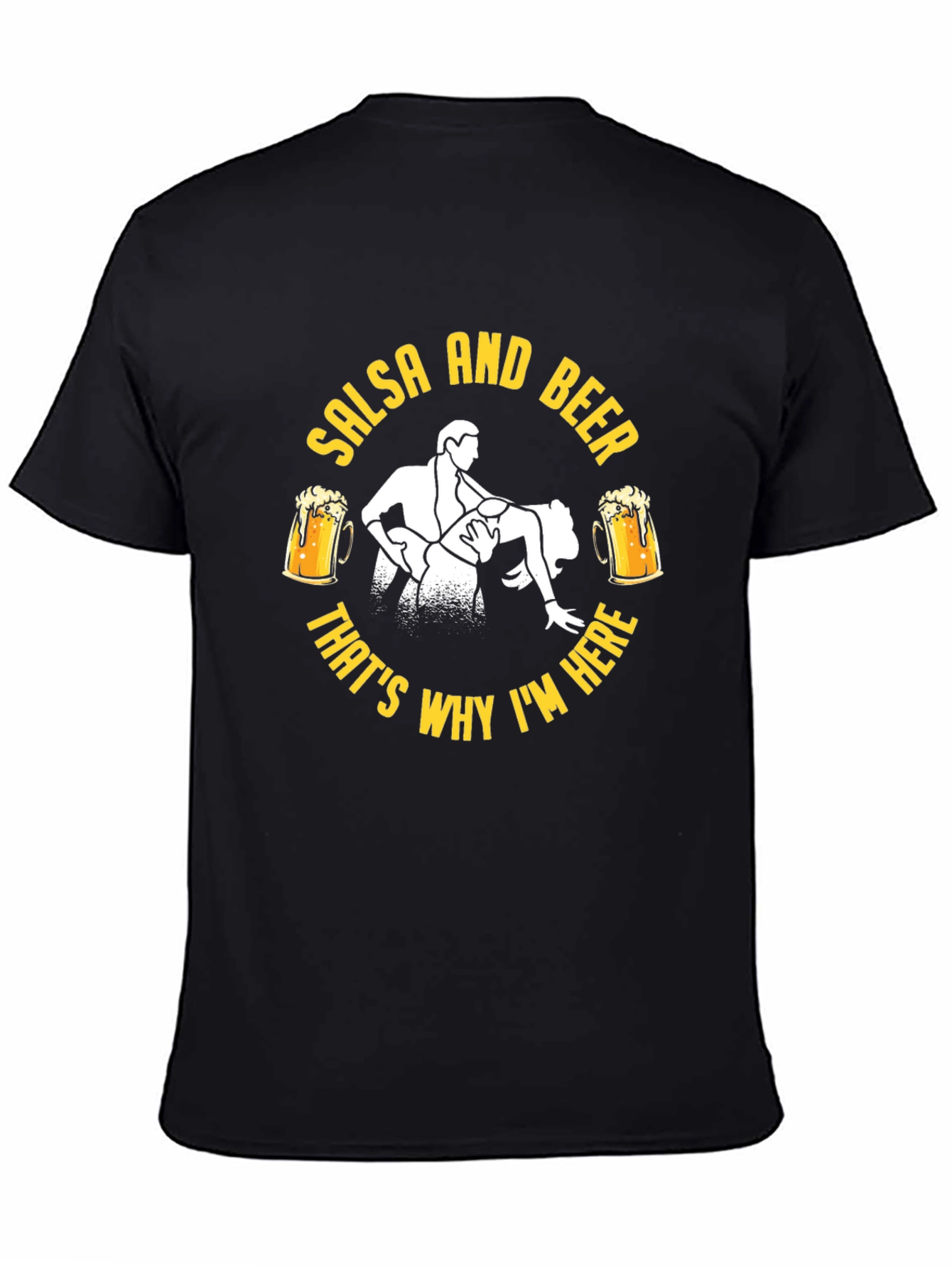 Salsa and Beer Graphic T-Shirt