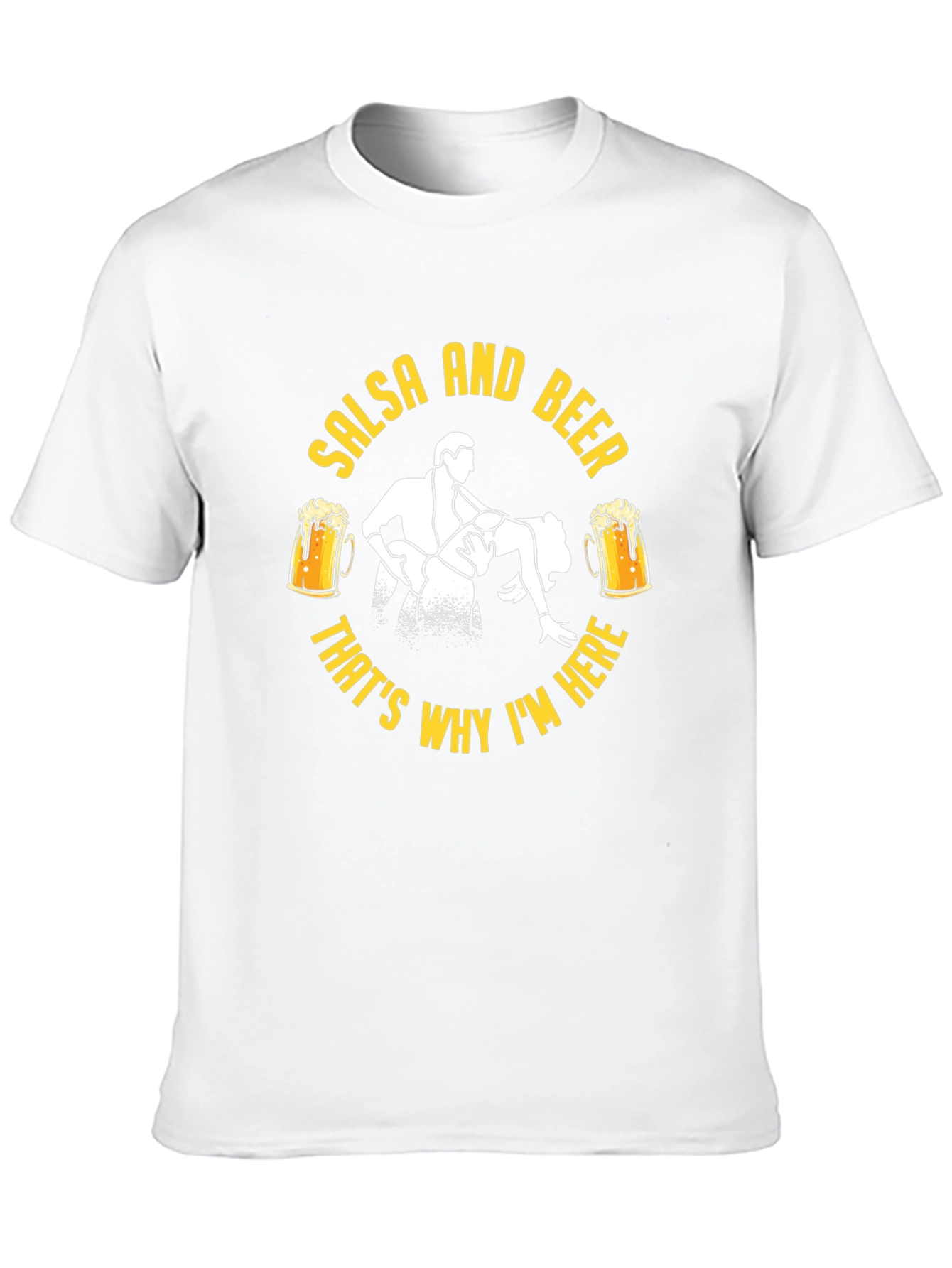 Salsa and Beer Graphic T-Shirt