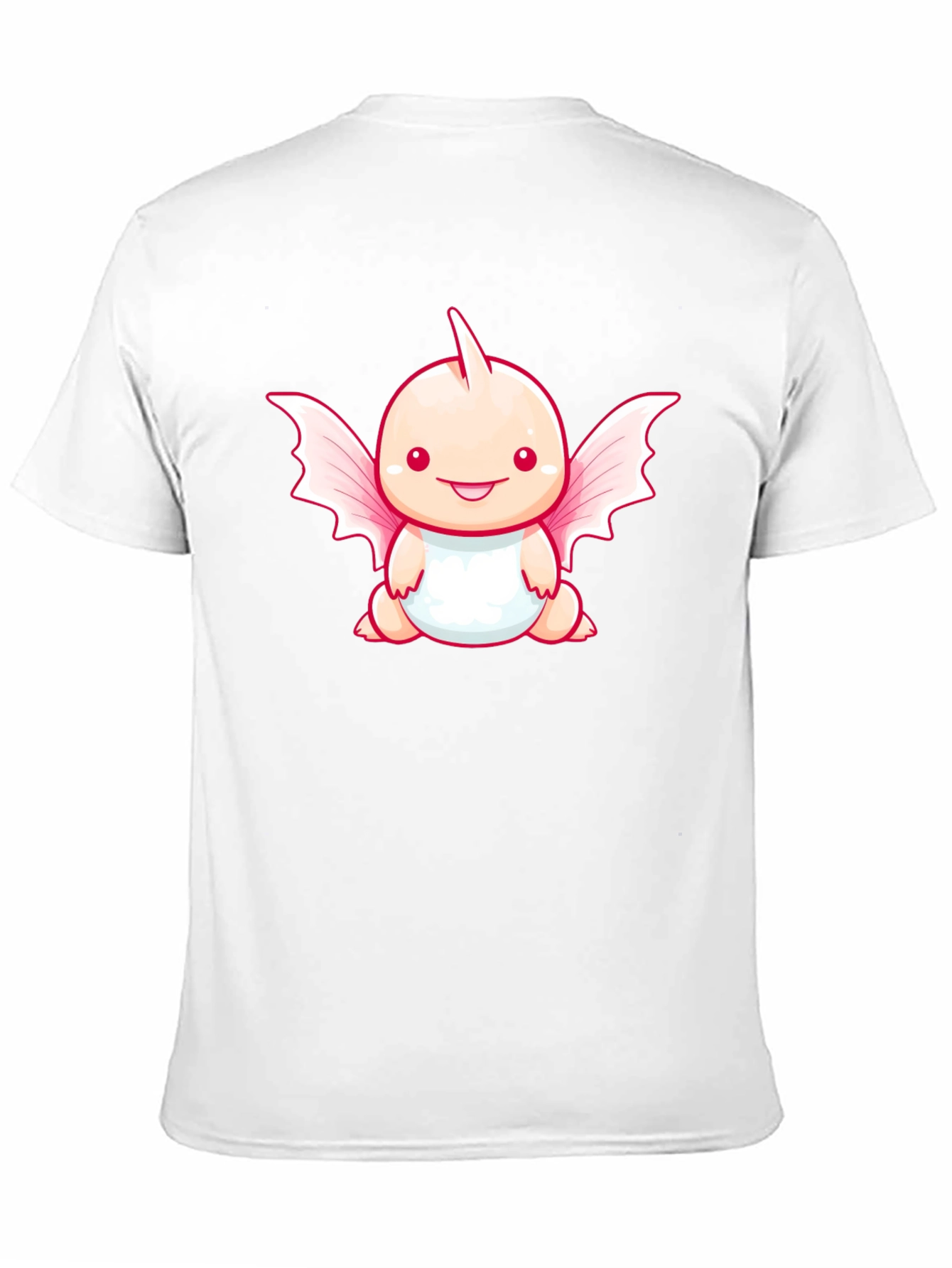 Cute Cartoon Dragon Black T-Shirt