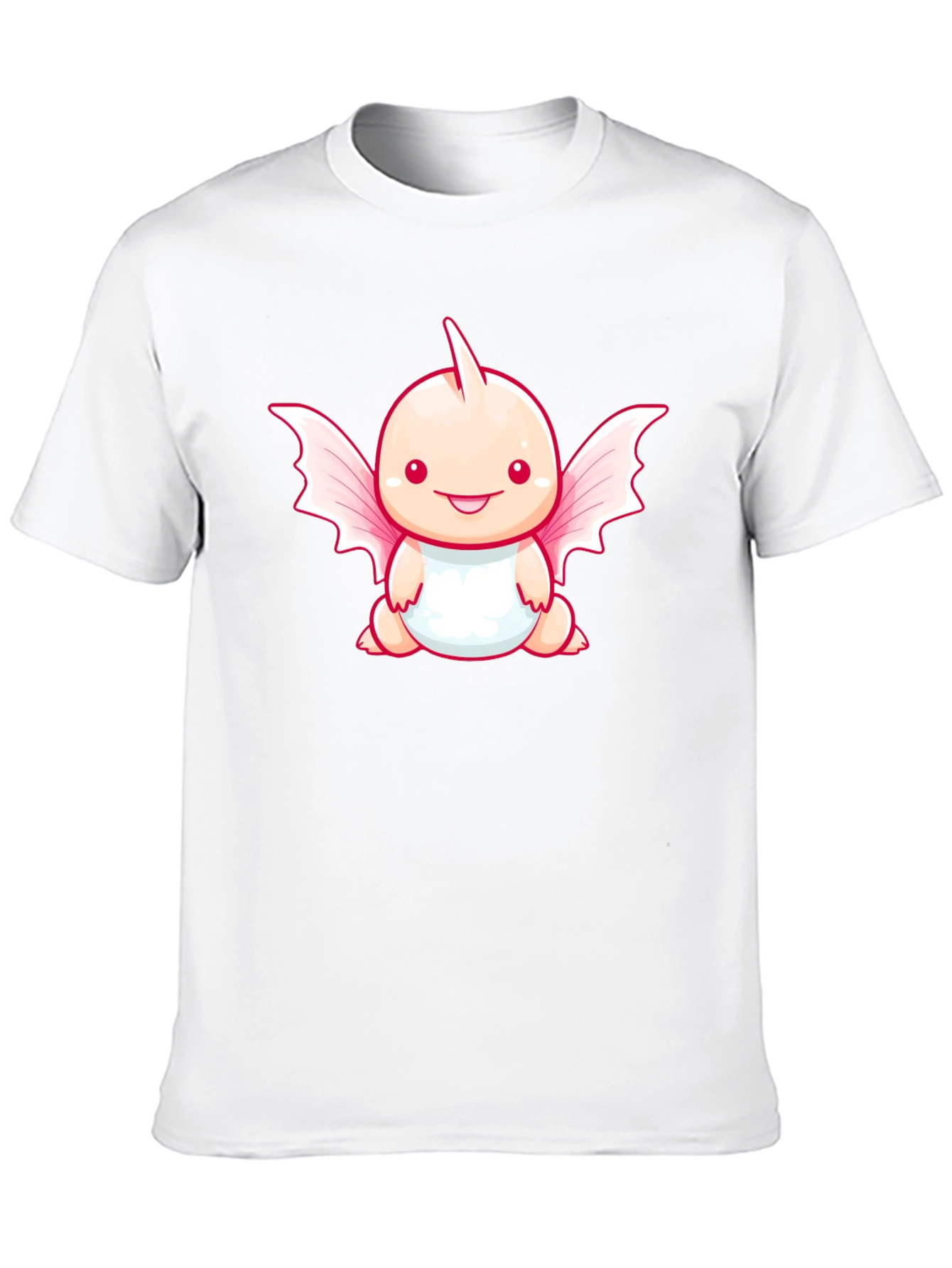 Cute Cartoon Dragon Black T-Shirt