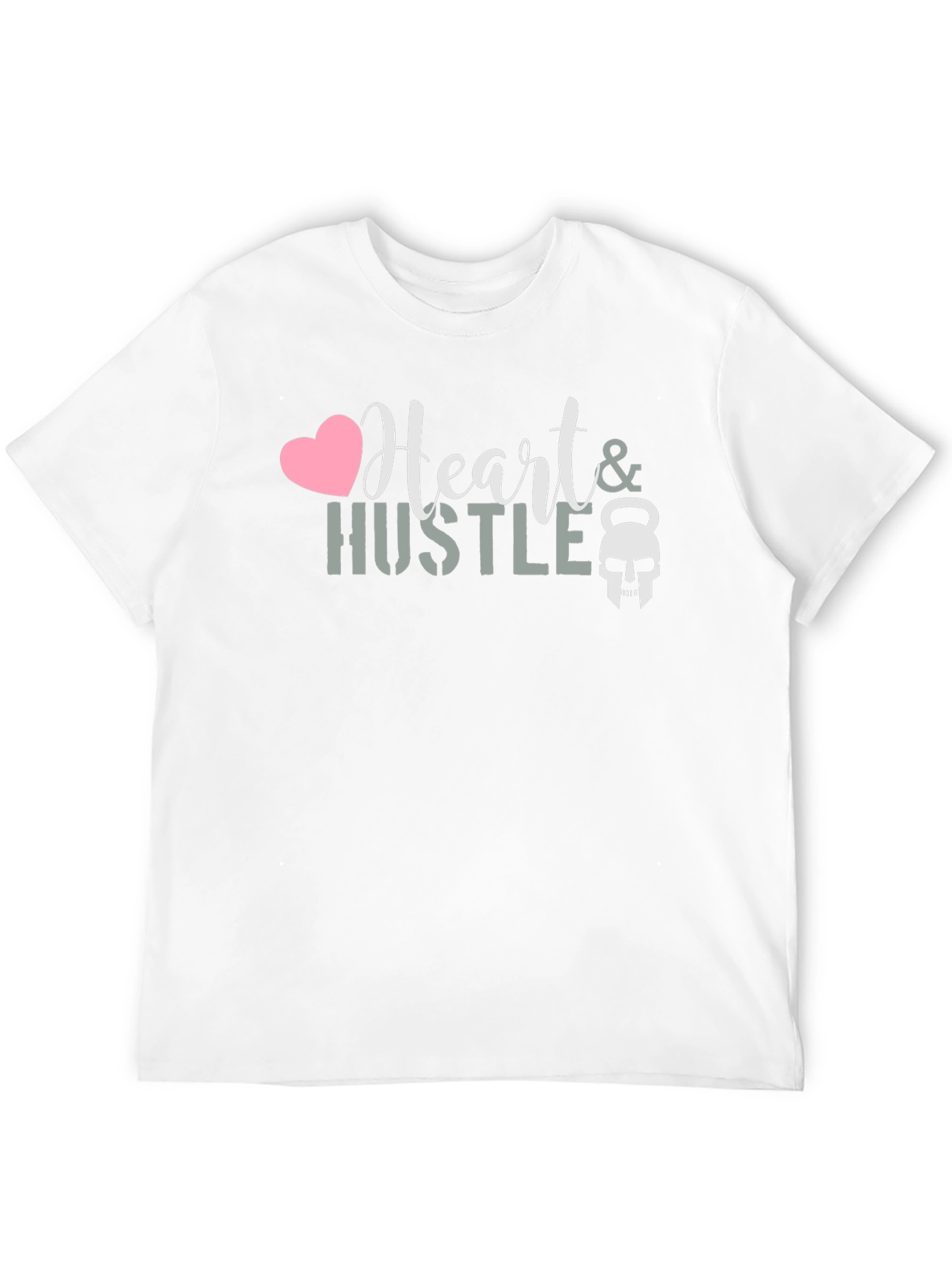 Heart & Hustle Graphic Black T-Shirt