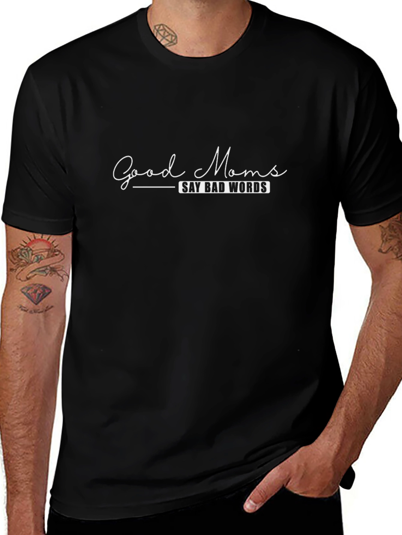 Good Moms Say Bad Words Graphic T-Shirt