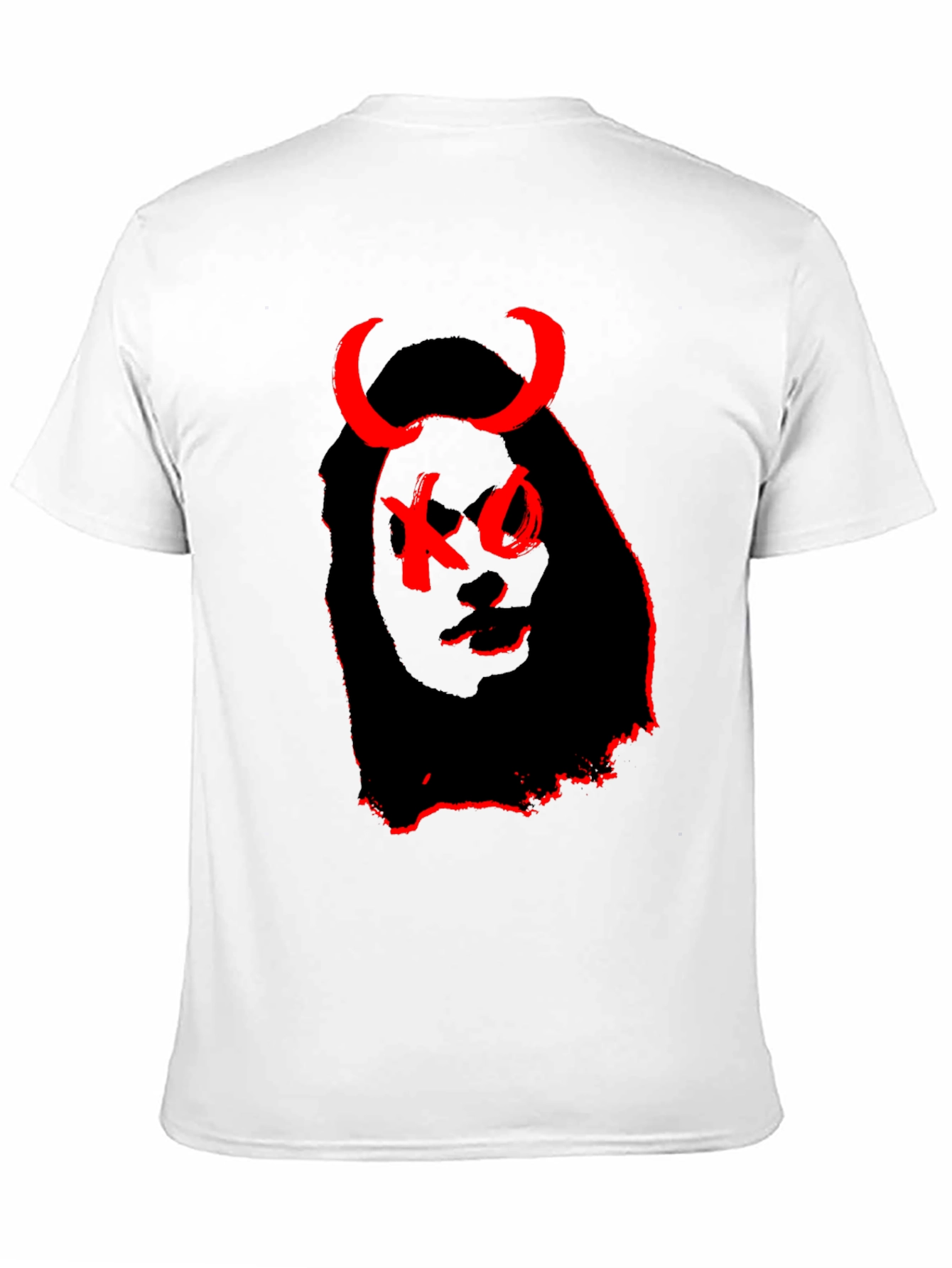 XO Devil Graphic T-Shirt - Black