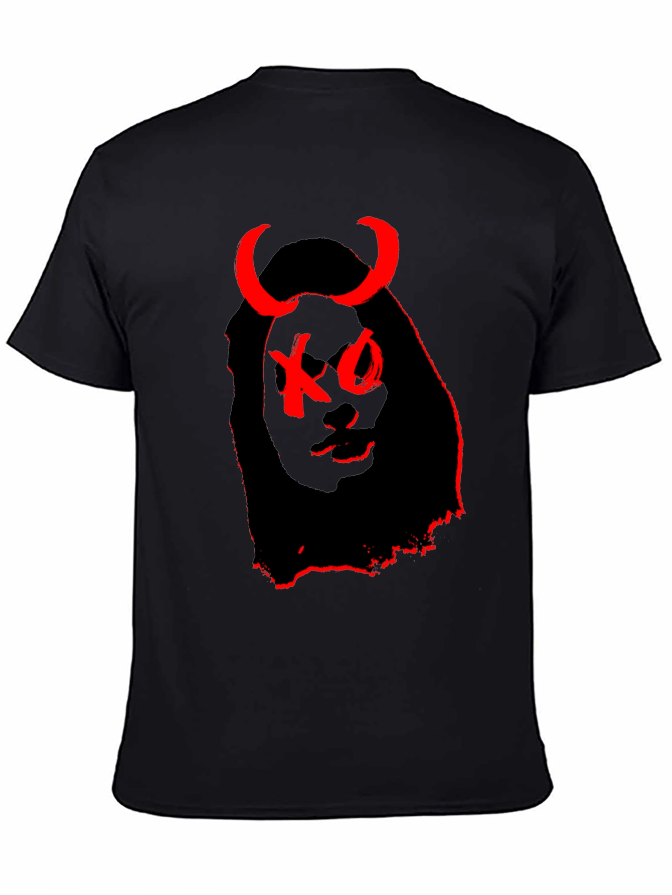 XO Devil Graphic T-Shirt - Black